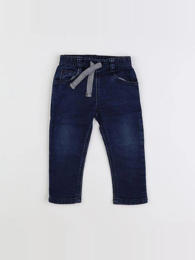 Petit Bateau - jean bleu - 12 mois