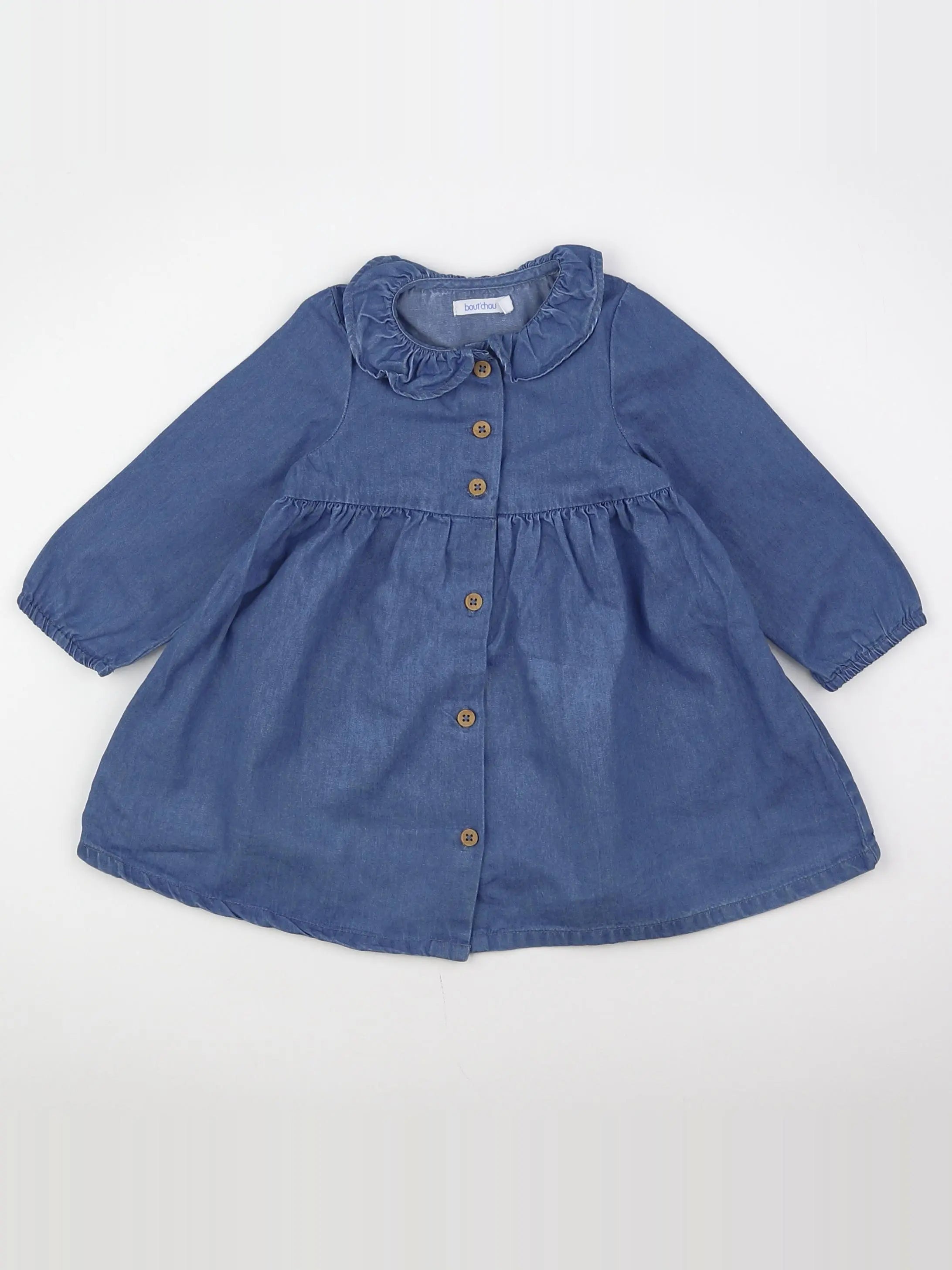 Boutchou - robe bleu - 6 mois