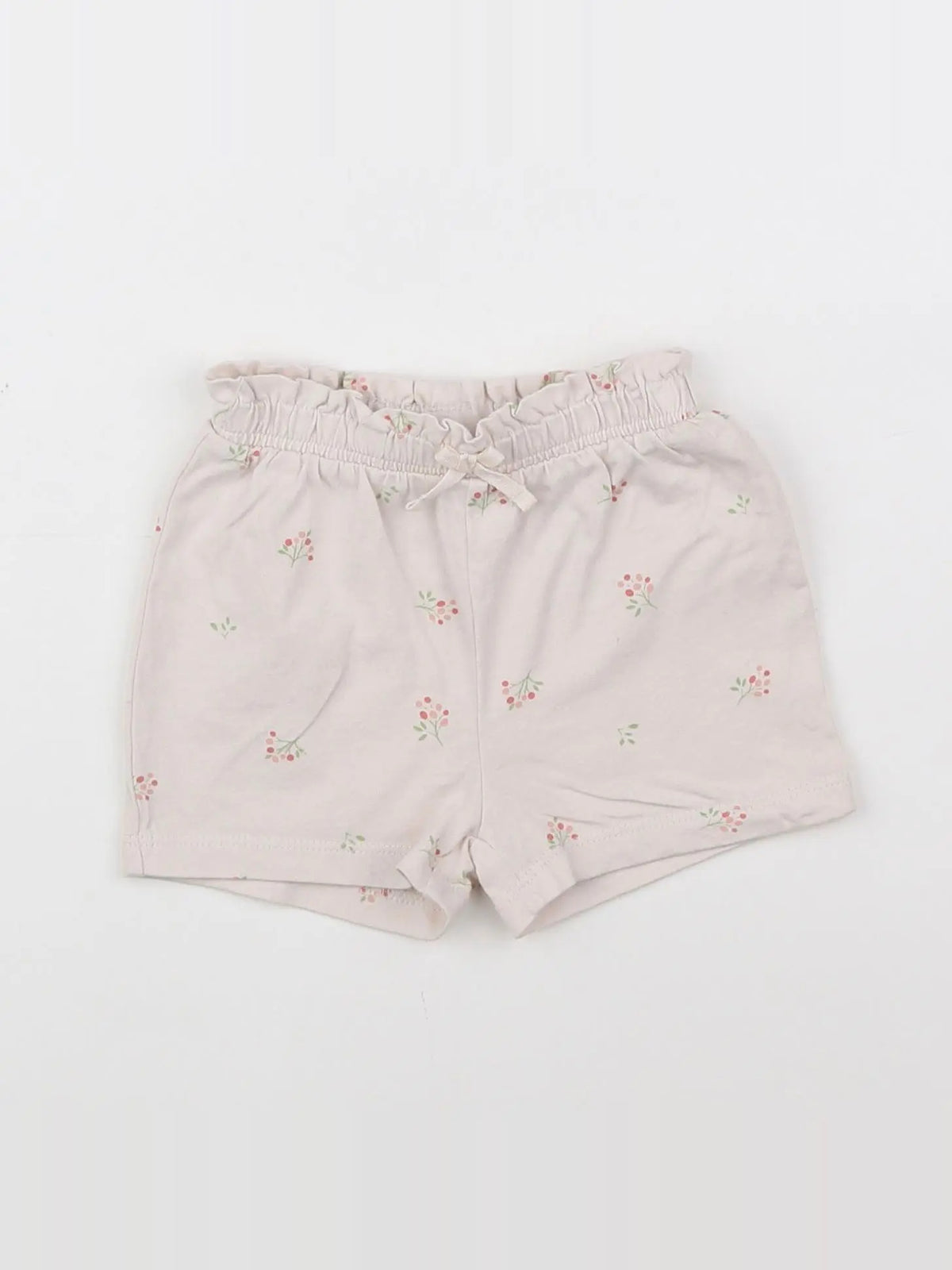 H&M - short rose - 6/9 mois