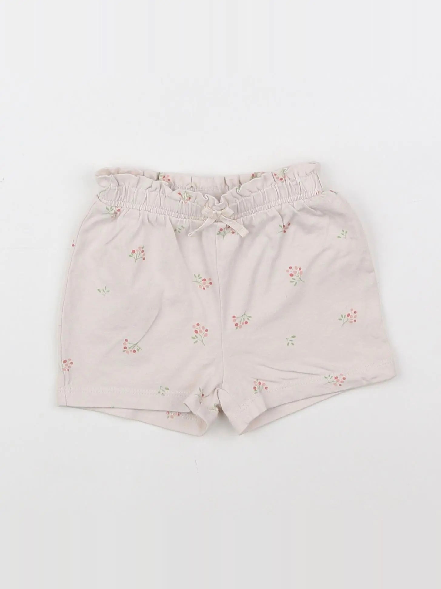 H&M - short rose - 6/9 mois