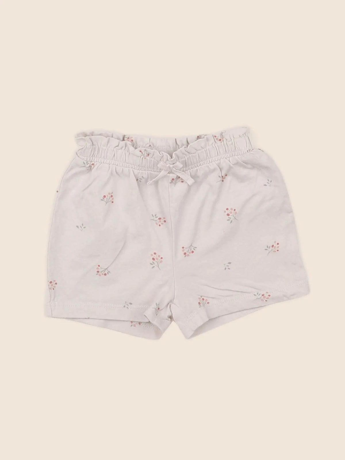 H&M - short rose - 6/9 mois