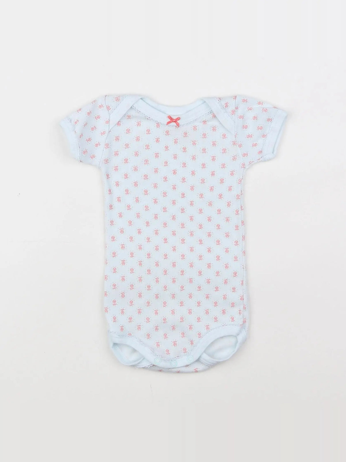 Petit Bateau - body bleu - 3 mois