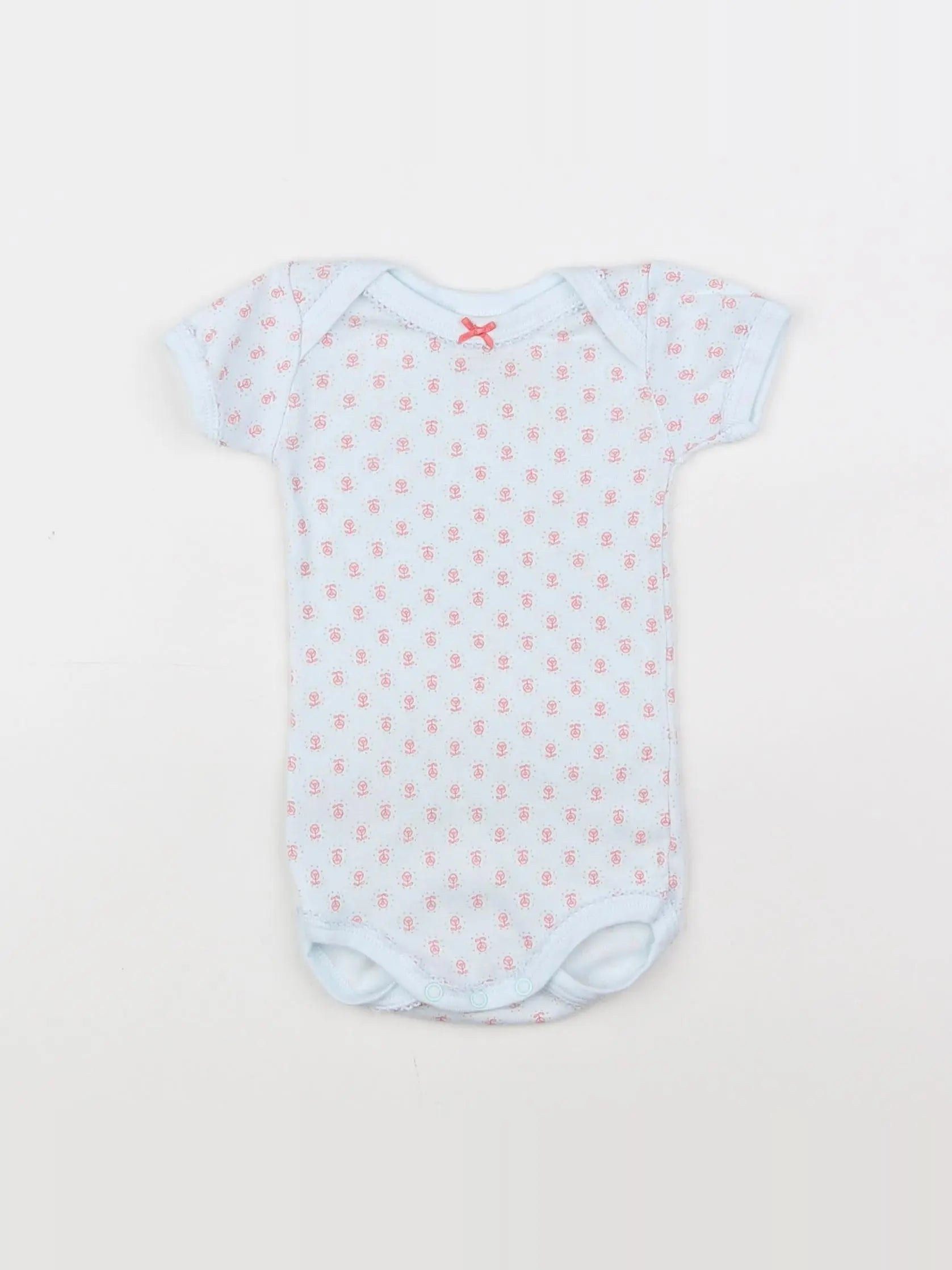 Petit Bateau - body bleu - 3 mois