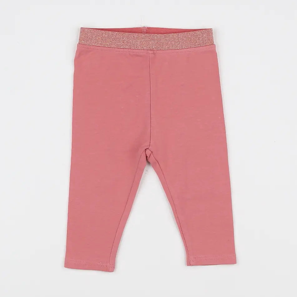 Vertbaudet - legging rose - 3 mois