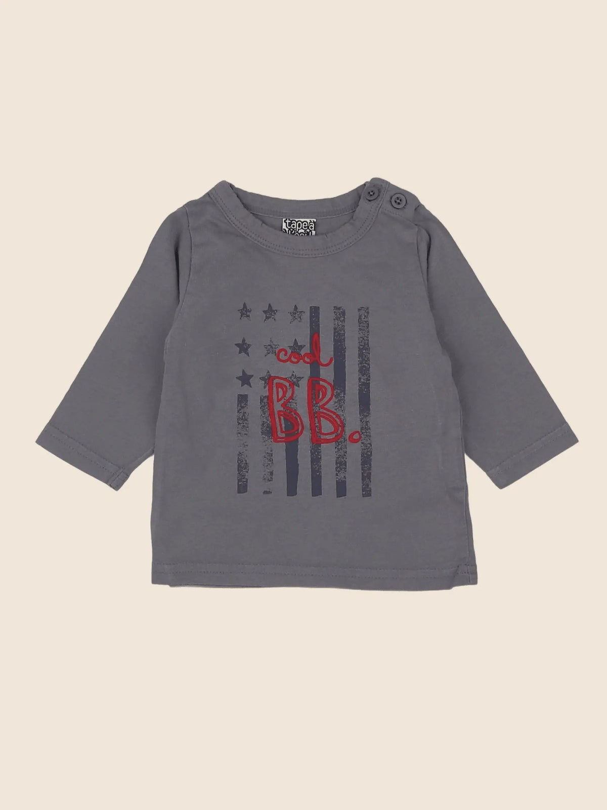 Tape à l'oeil - tee-shirt gris - 3 mois