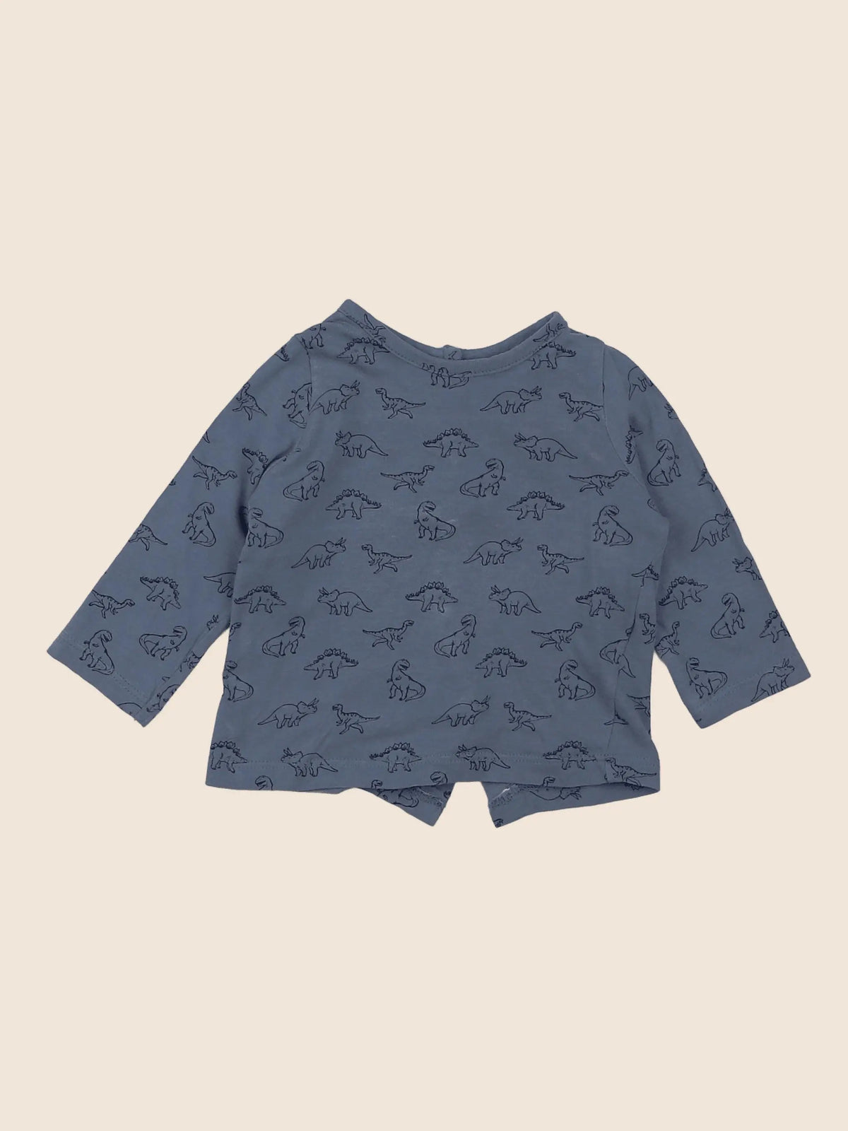 Vertbaudet - tee-shirt bleu - 3 mois