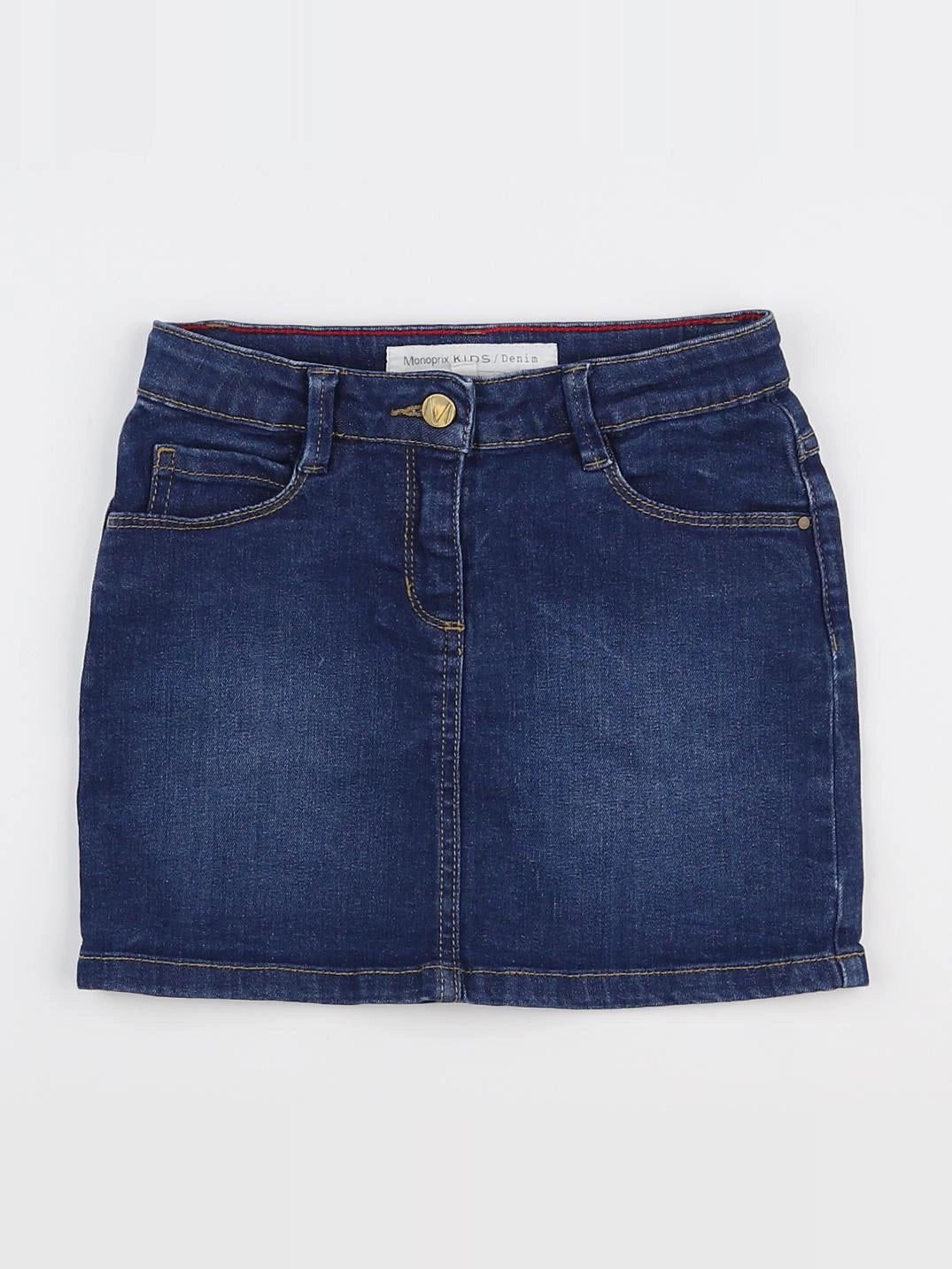 Monoprix - jupe bleu - 8 ans