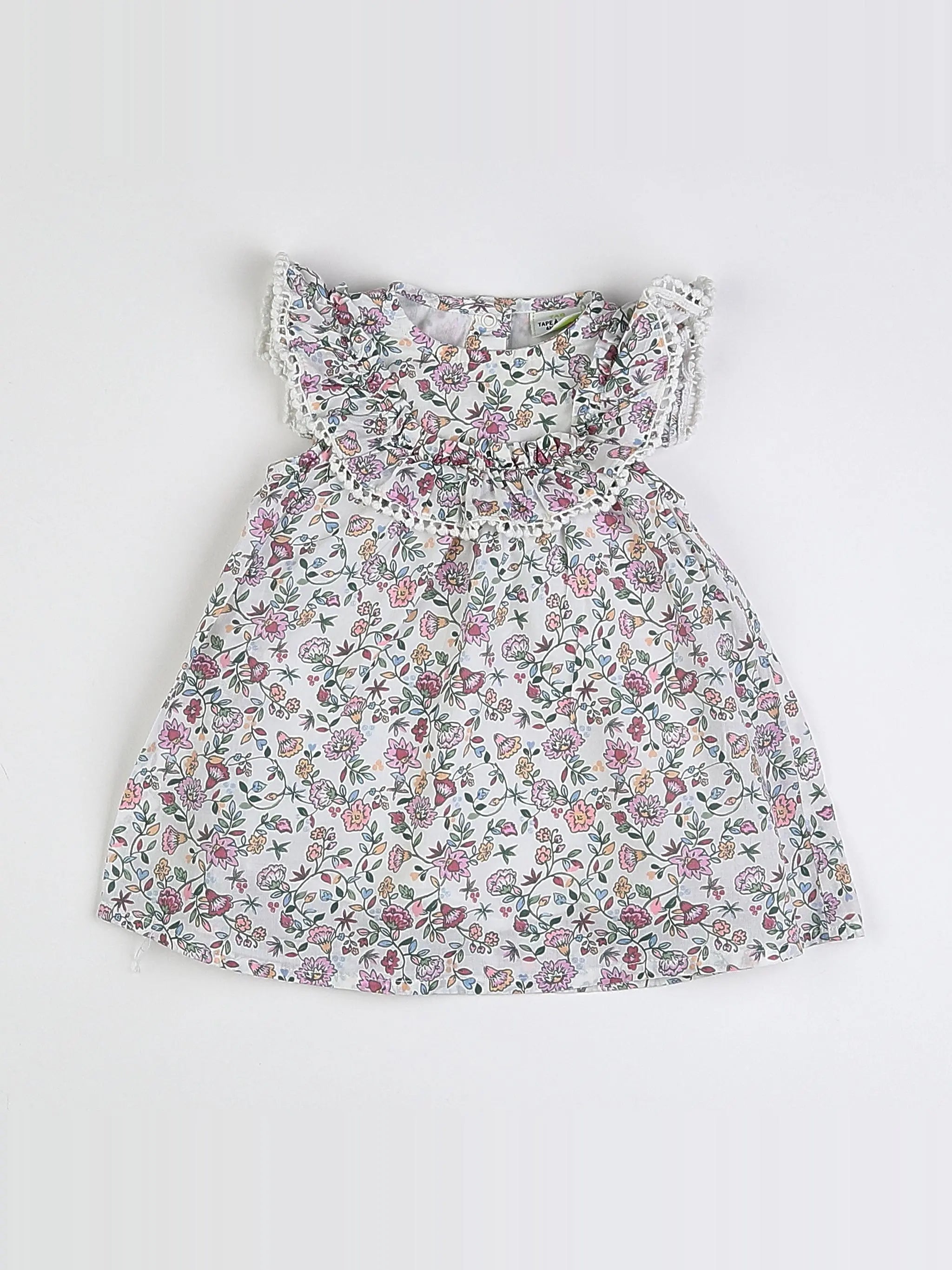 Tape à l'oeil - robe rose - 6 mois