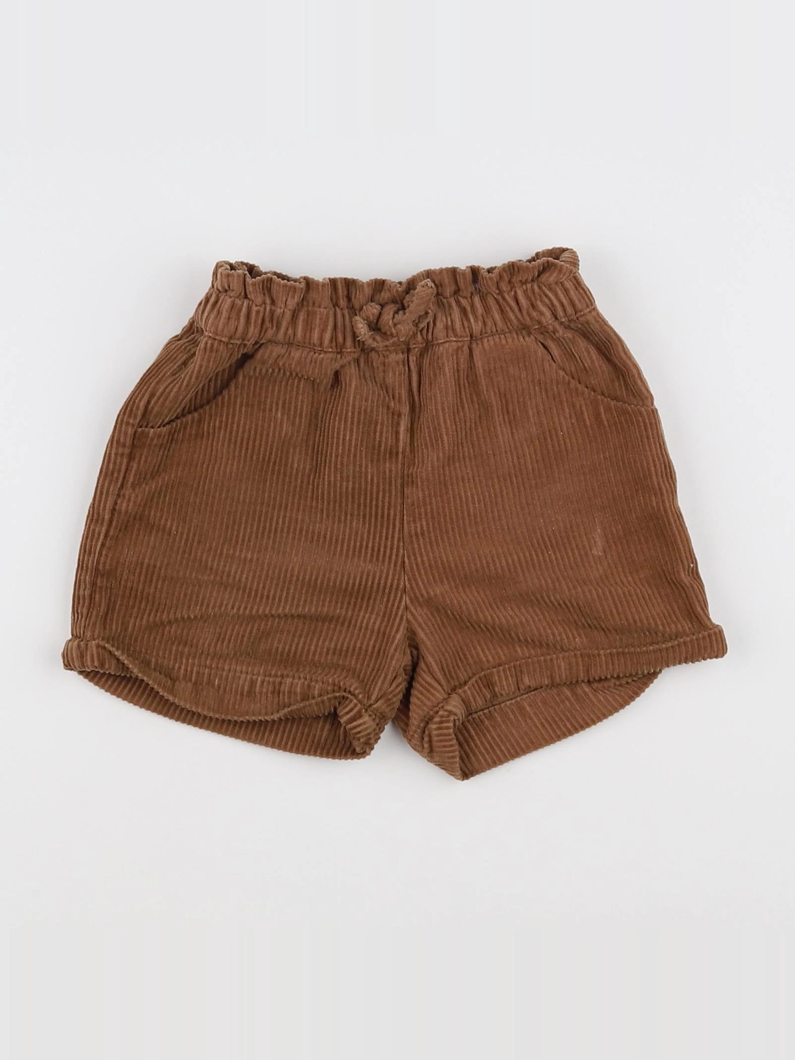Vertbaudet - short marron - 18 mois