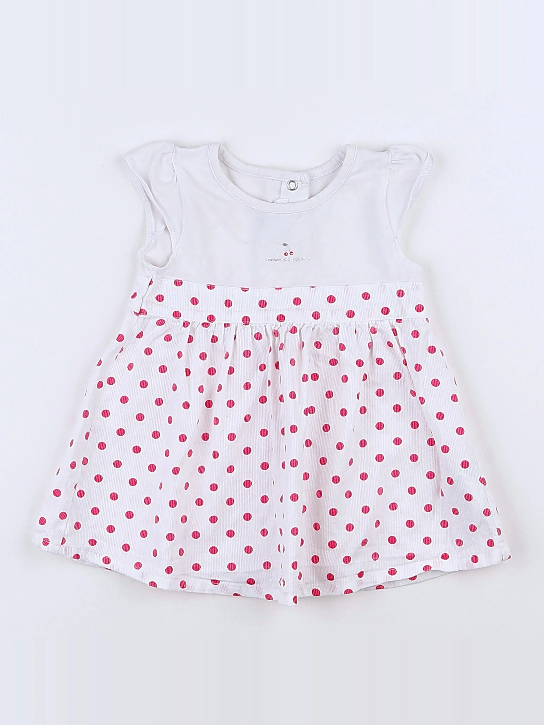 Absorba - robe blanc - 6 mois