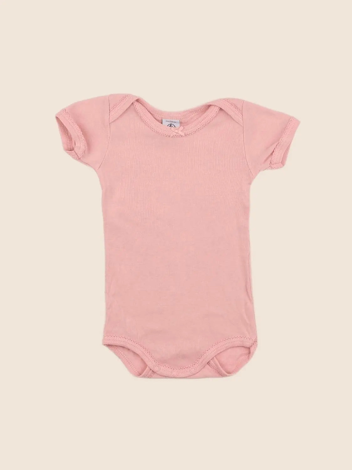 Petit Bateau - body rose - 3 mois