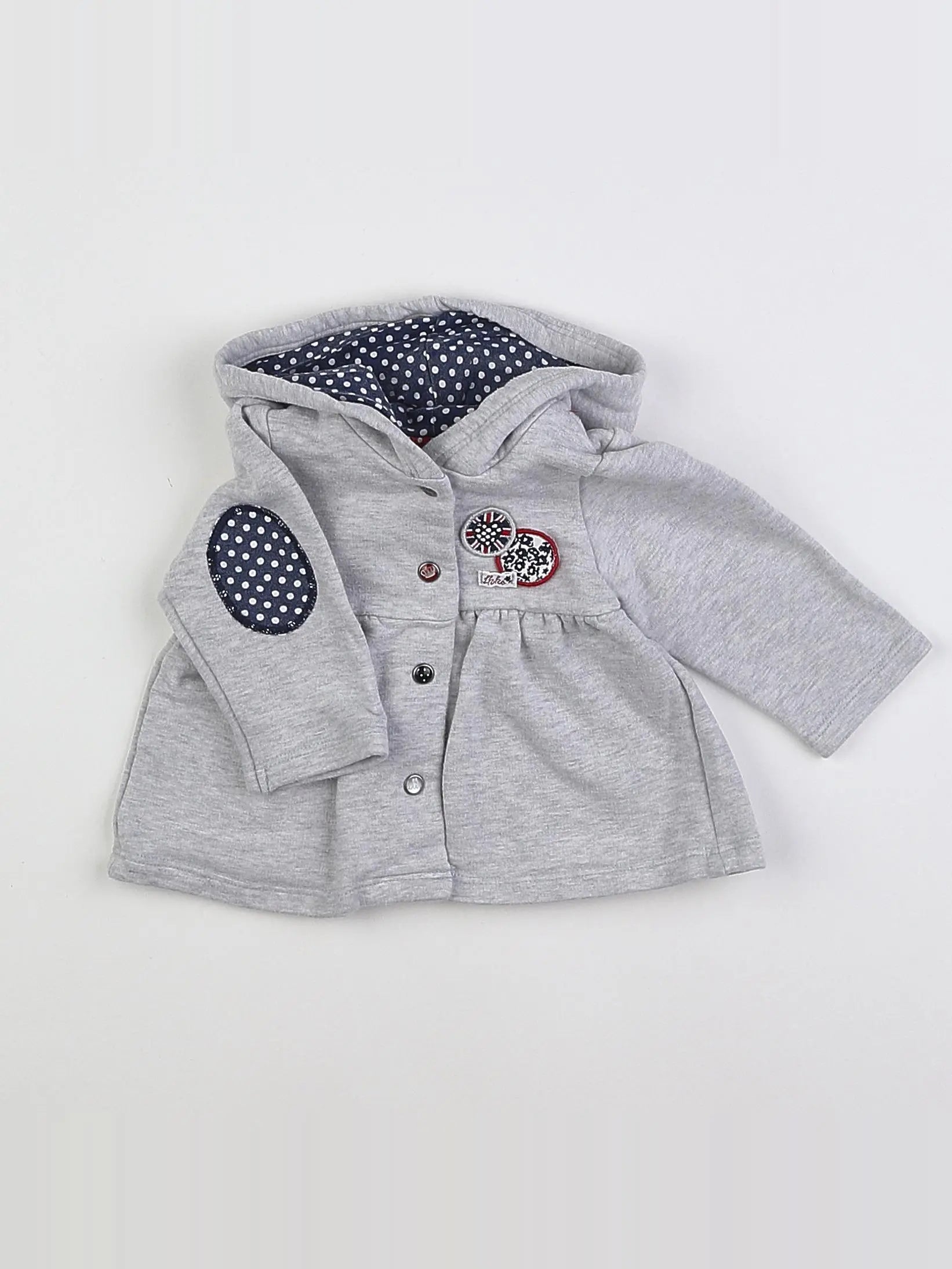 IKKS - veste gris - 3 mois