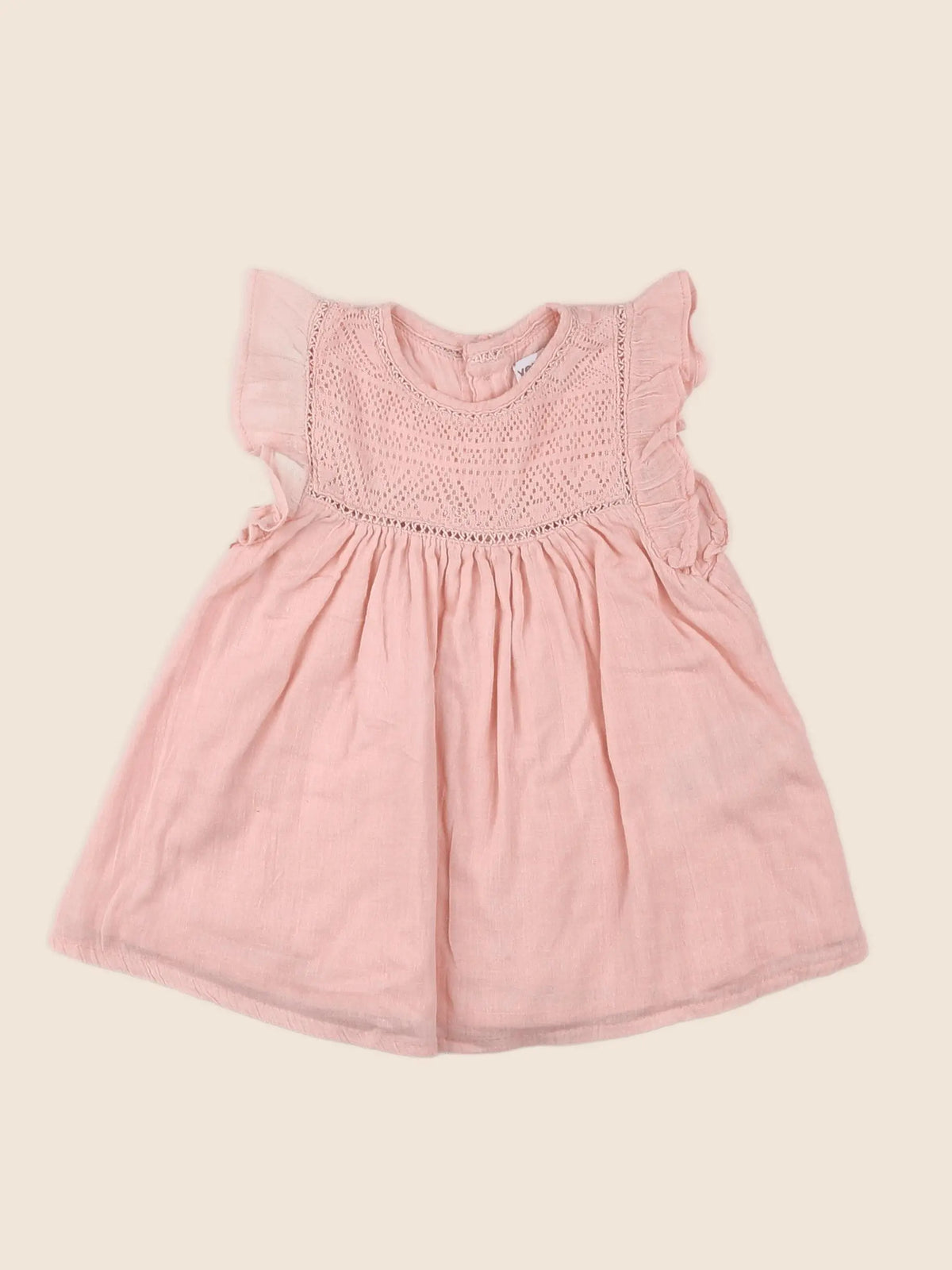 Vertbaudet - robe rose - 3 mois