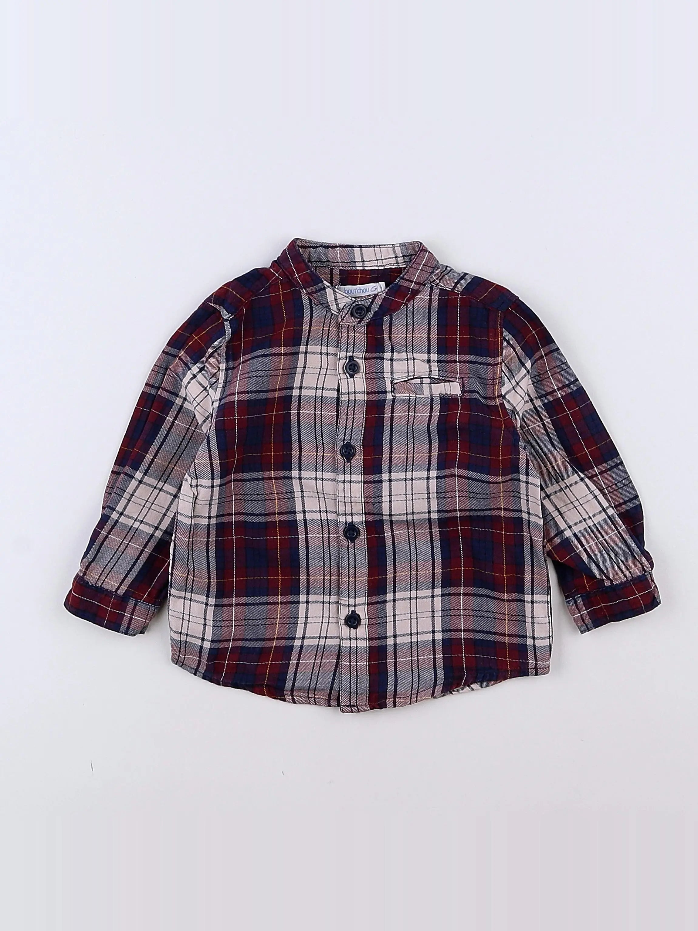 Cyrillus - chemise rouge - 9 mois