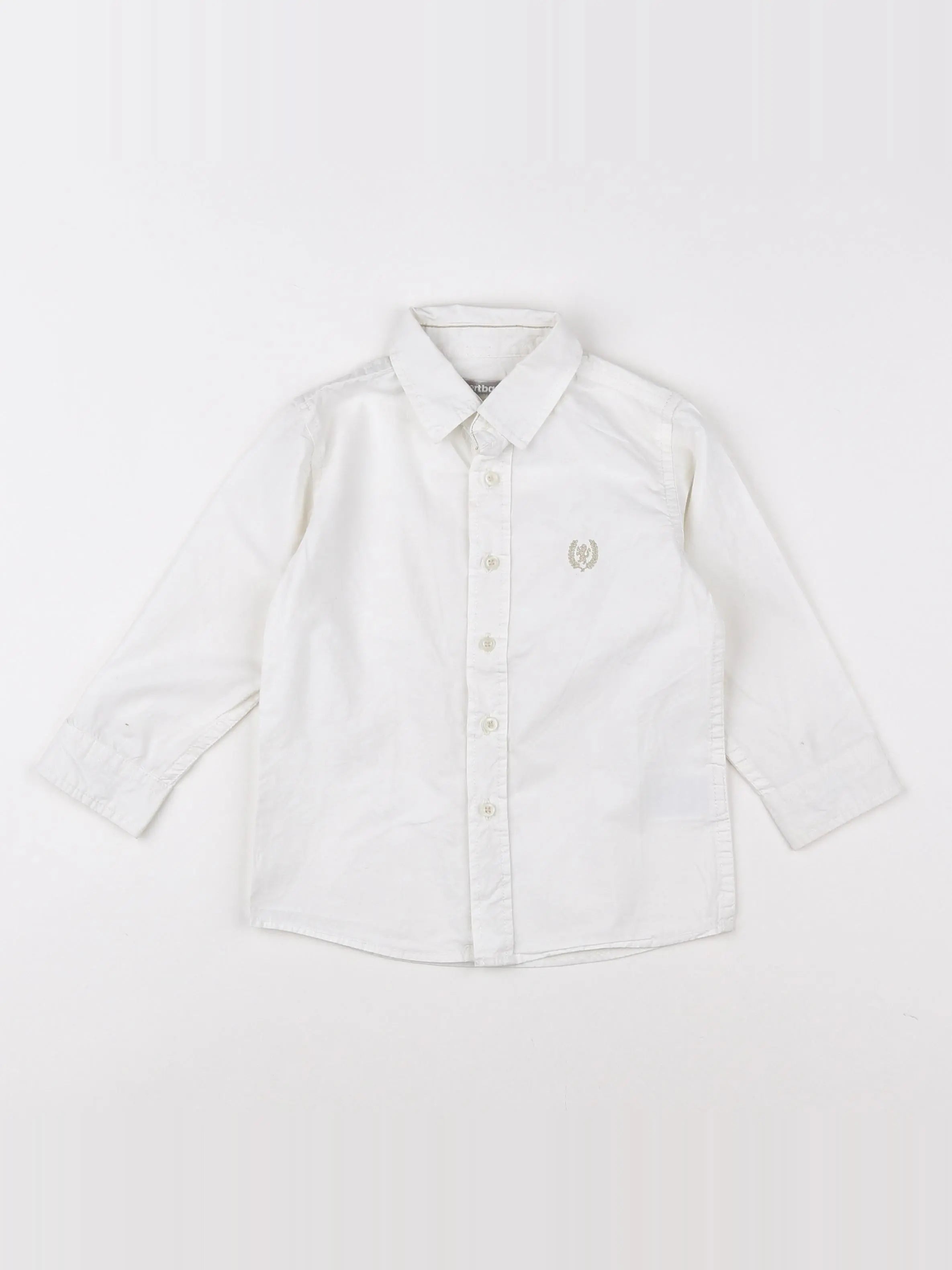Vertbaudet - chemise blanc - 2 ans