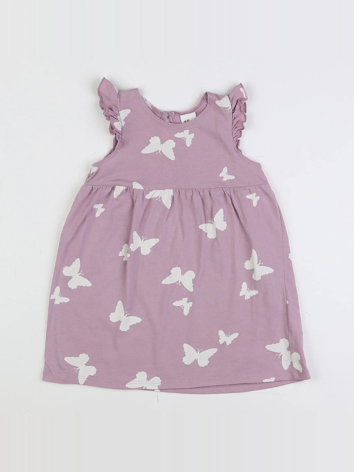 H&M - robe rose - 9/12 mois