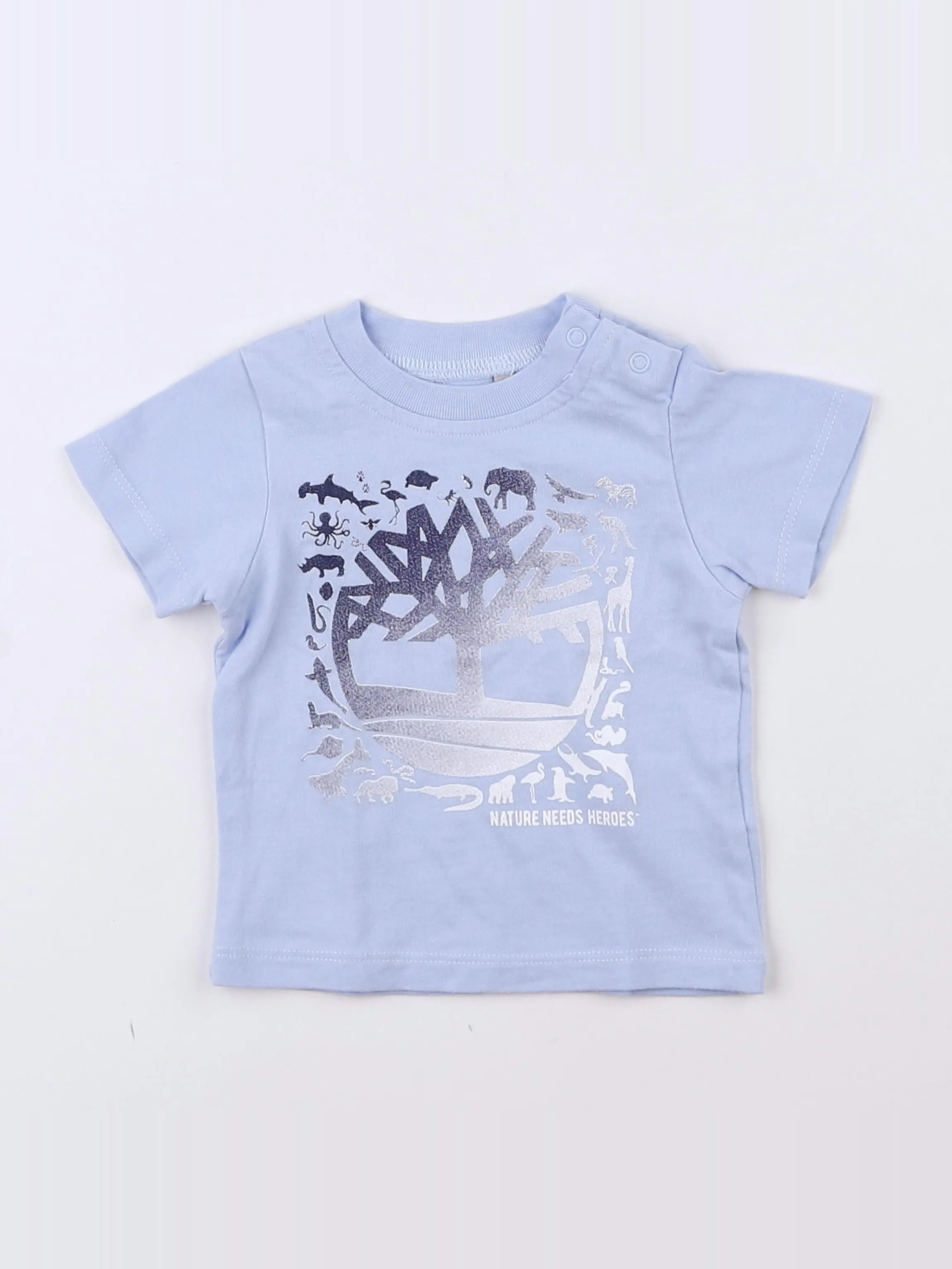 Timberland - tee-shirt bleu - 3 mois