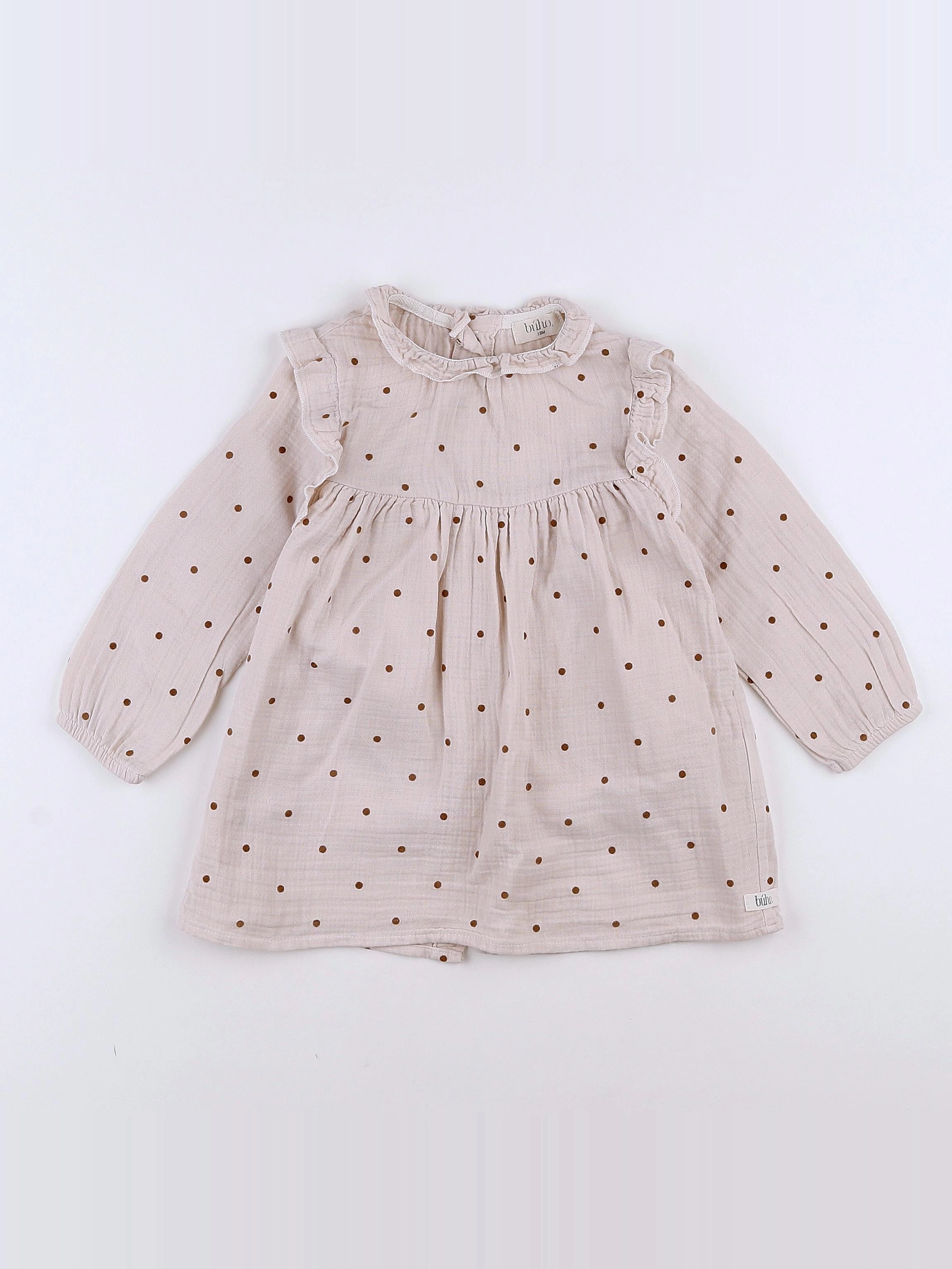 Buho - robe beige, marron - 18 mois