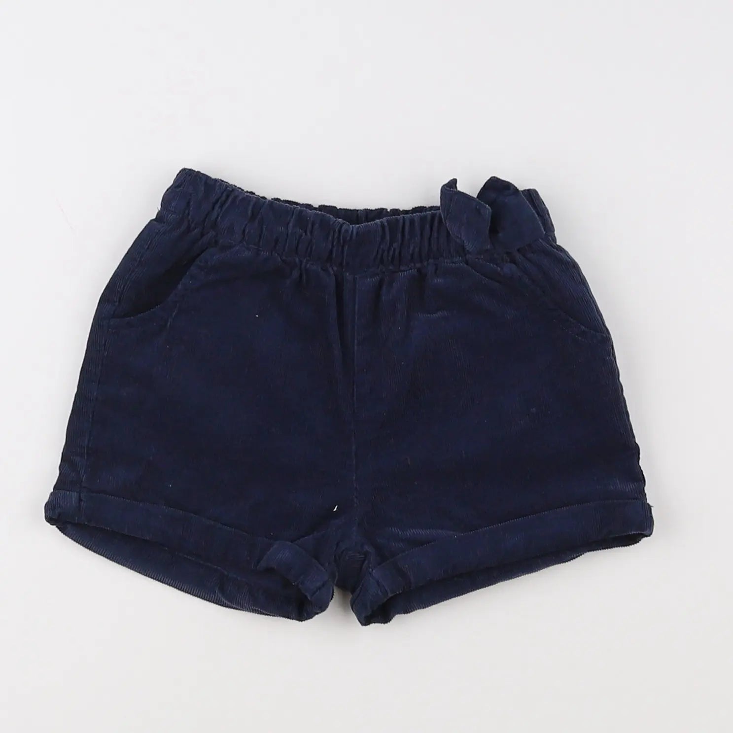 Vertbaudet - short bleu - 9 mois