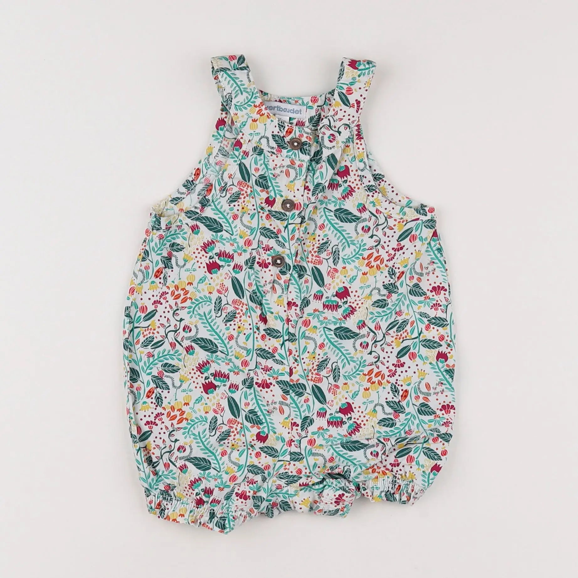 Vertbaudet - combinaison multicolore - 6 mois