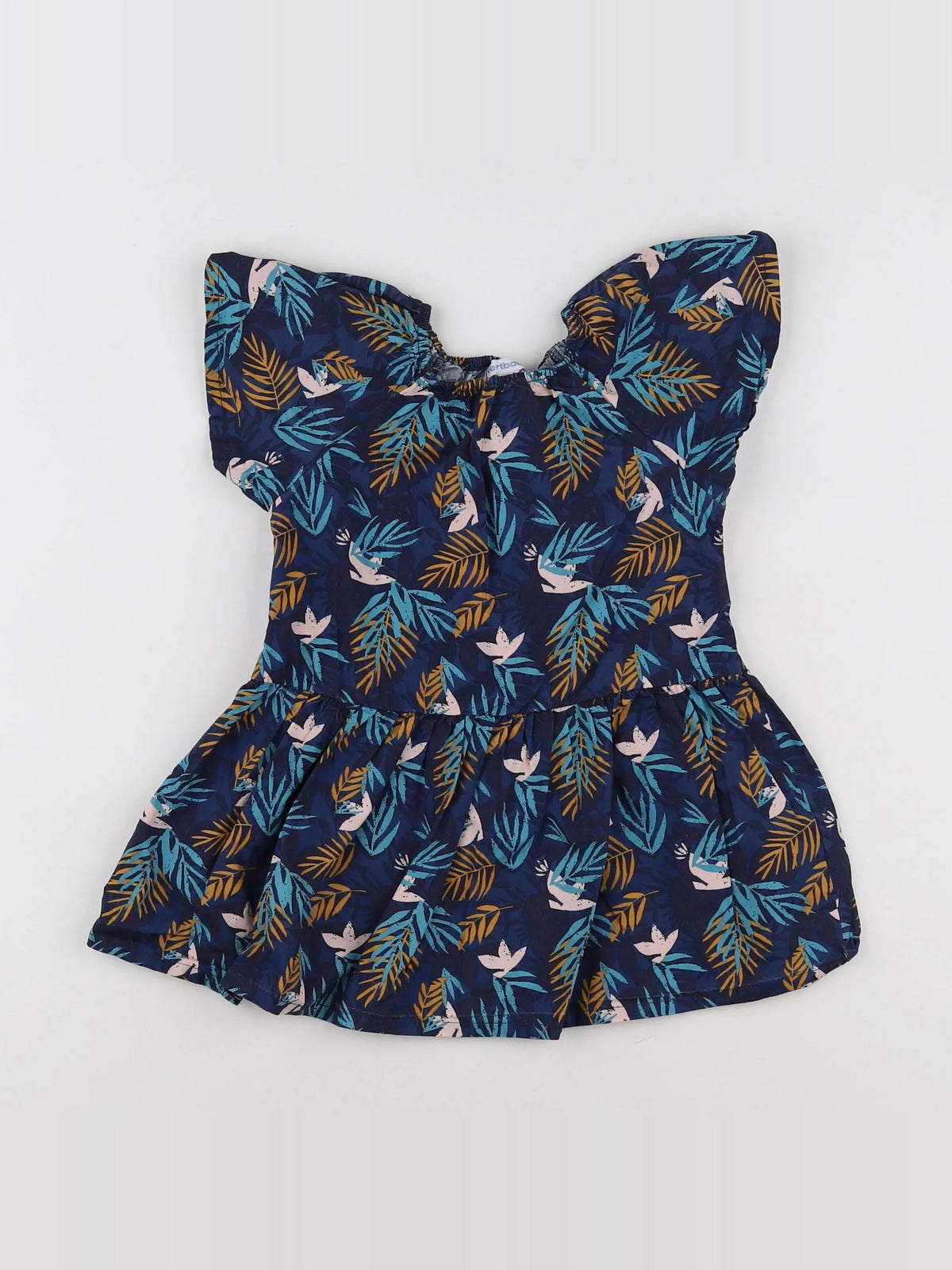 Vertbaudet - robe multicolore - 2 ans