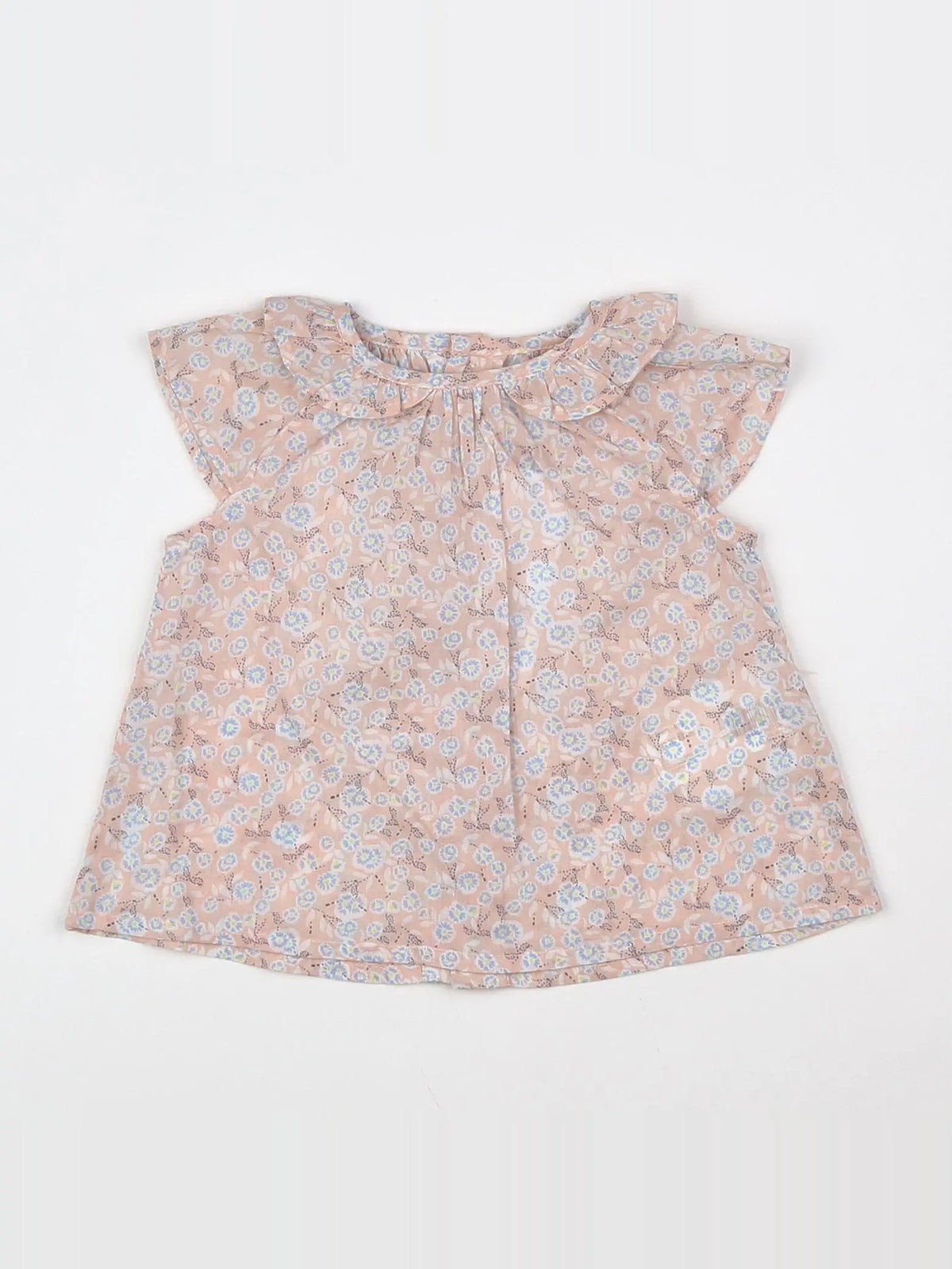 Boutchou - blouse rose (état neuf) - 3 mois