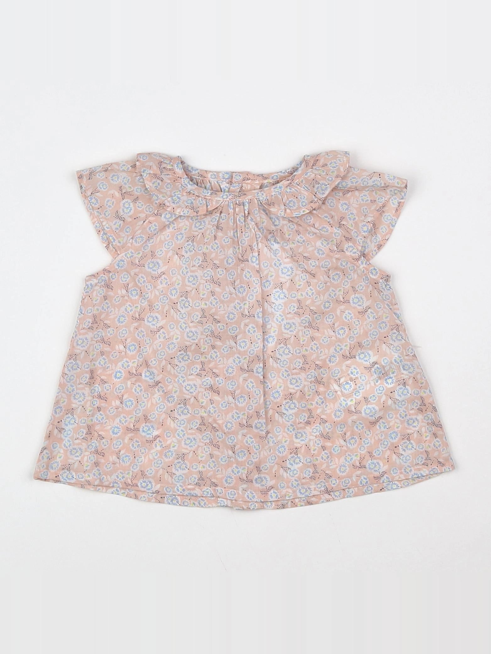 Boutchou - blouse rose (état neuf) - 3 mois
