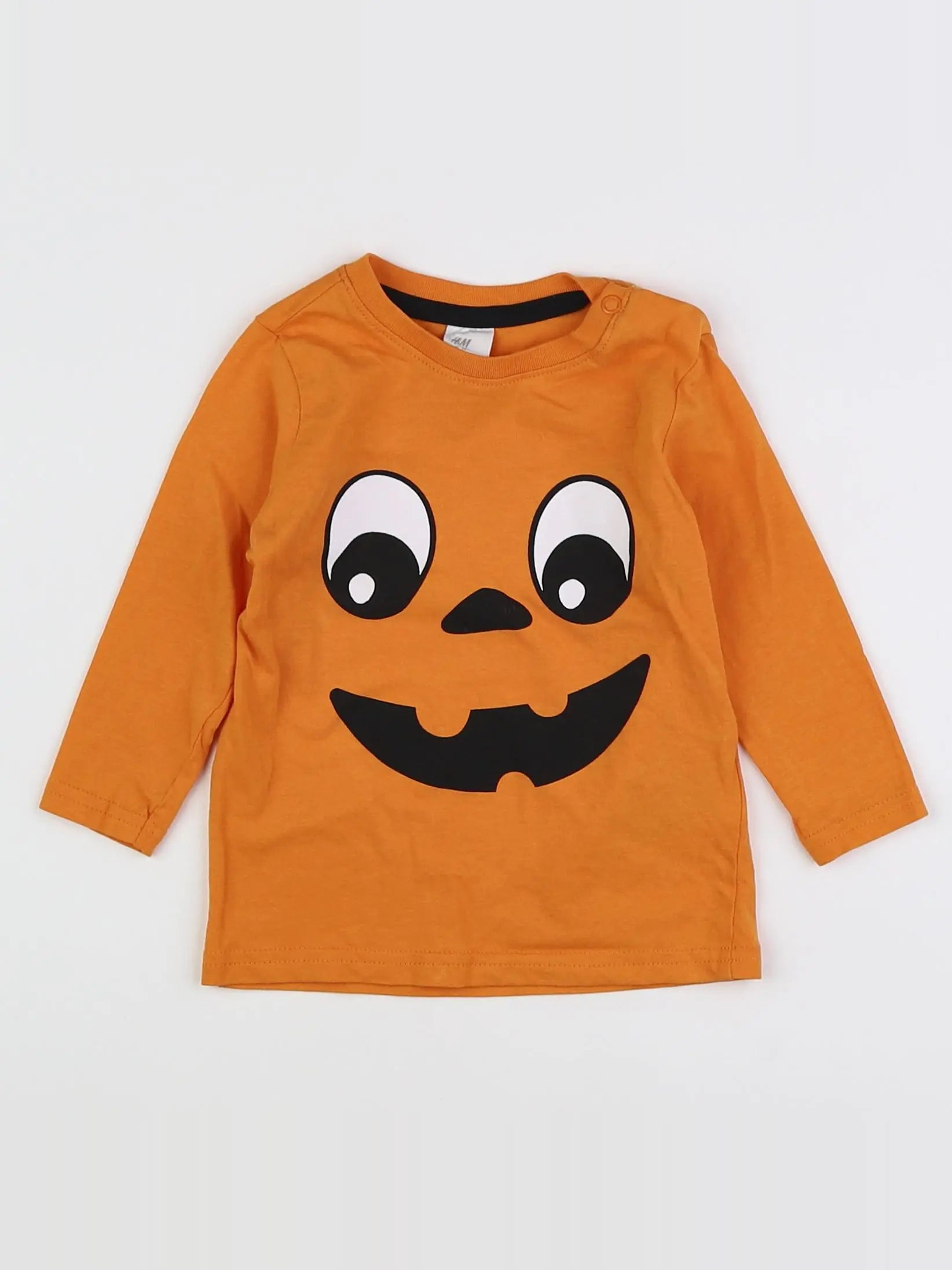 H&M - tee-shirt orange - 9 mois