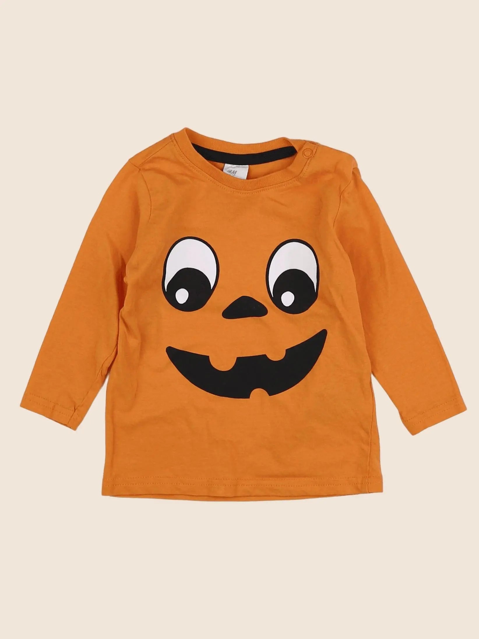 H&M - tee-shirt orange - 9 mois