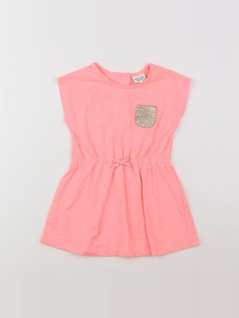 Tape à l'oeil - robe rose - 18 mois