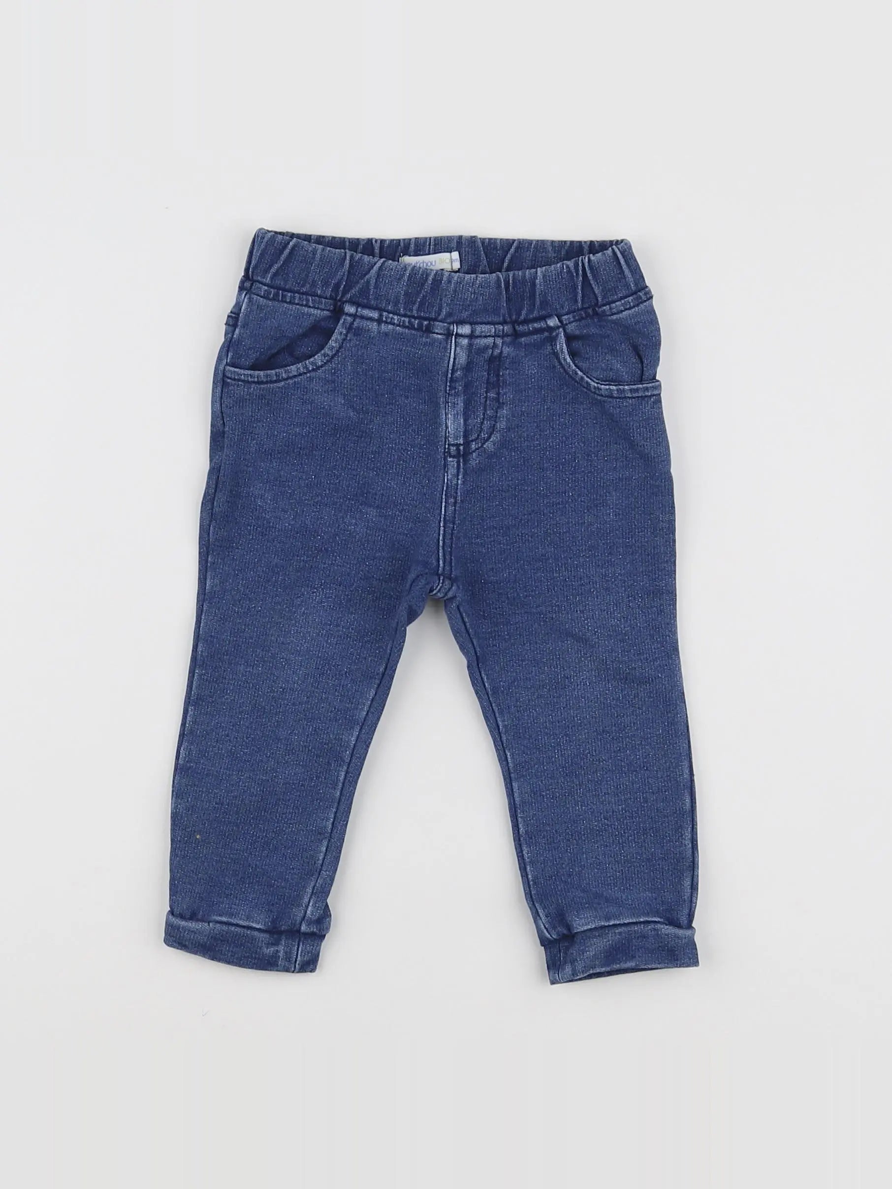 Boutchou - jegging bleu - 9 mois