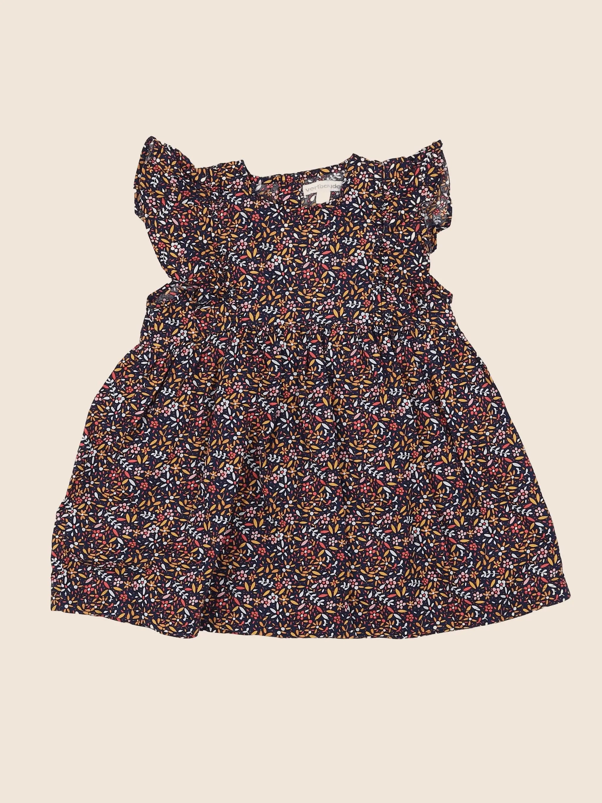 Vertbaudet - robe bleu - 2 ans