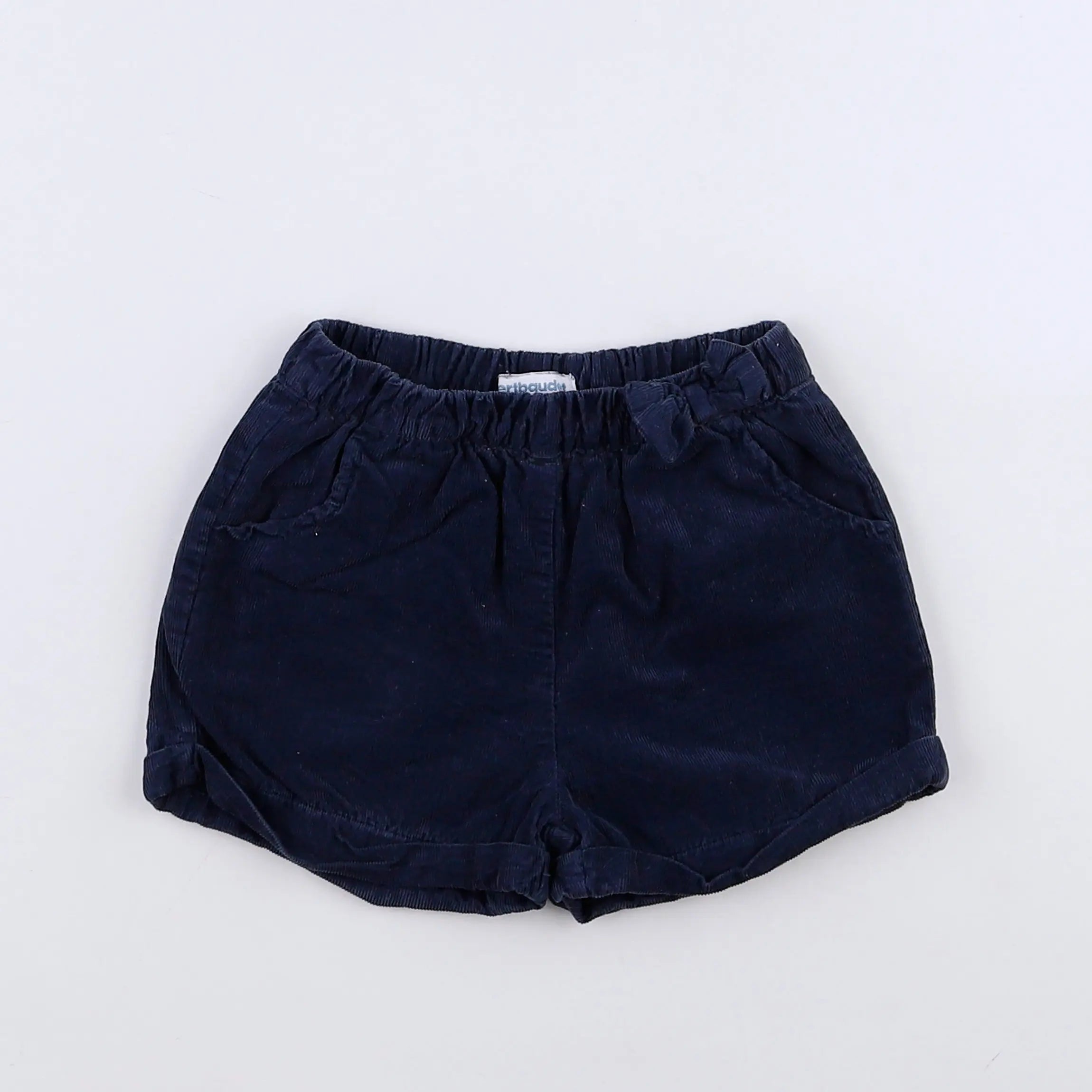 Vertbaudet - short doublé noir - 18 mois