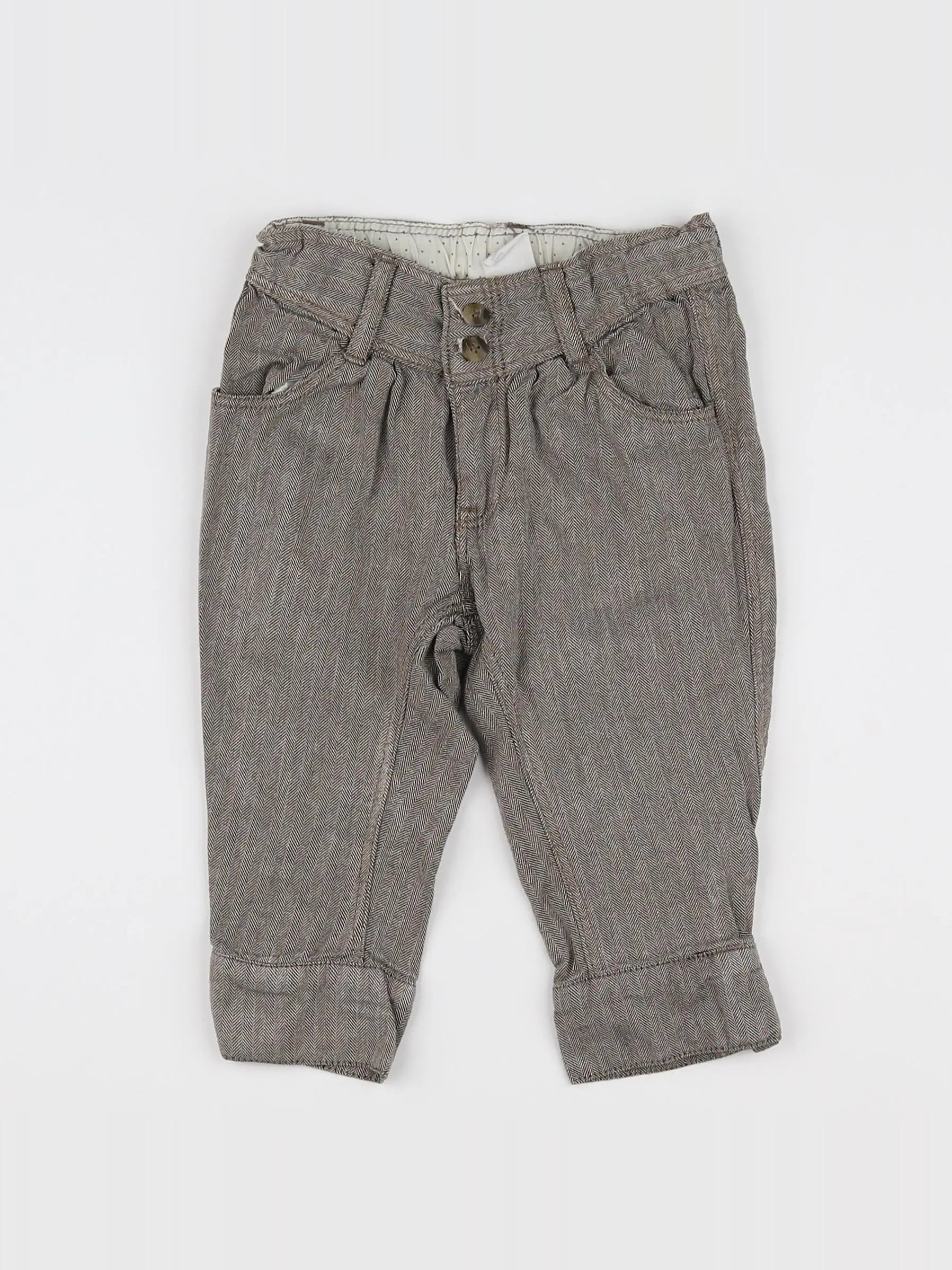 H&M - pantalon multicolore - 9/12 mois