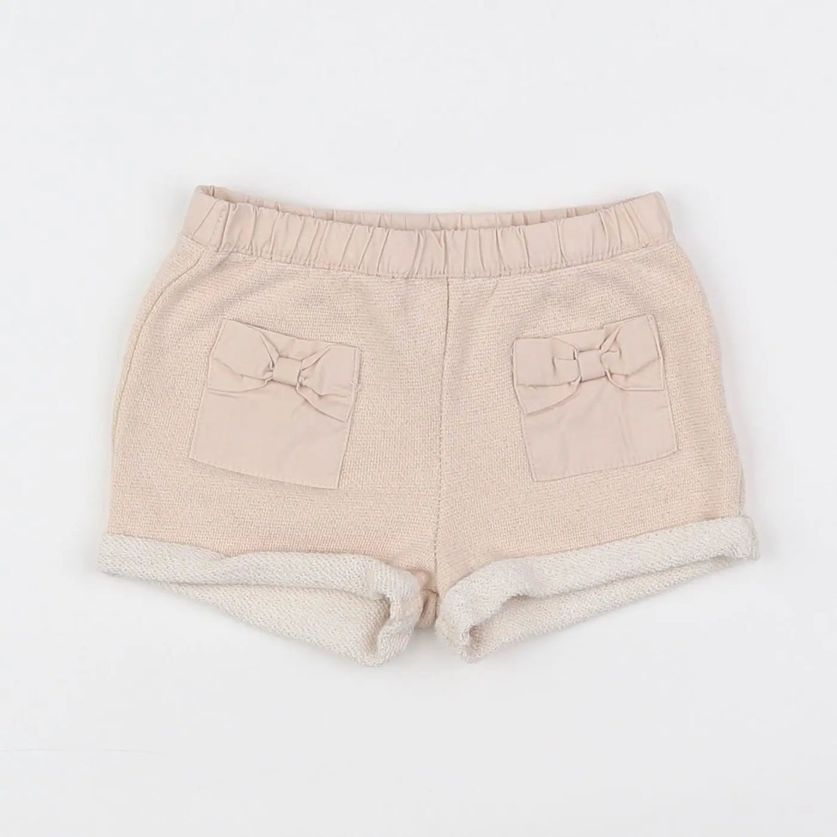 Vertbaudet - short beige - 9 mois