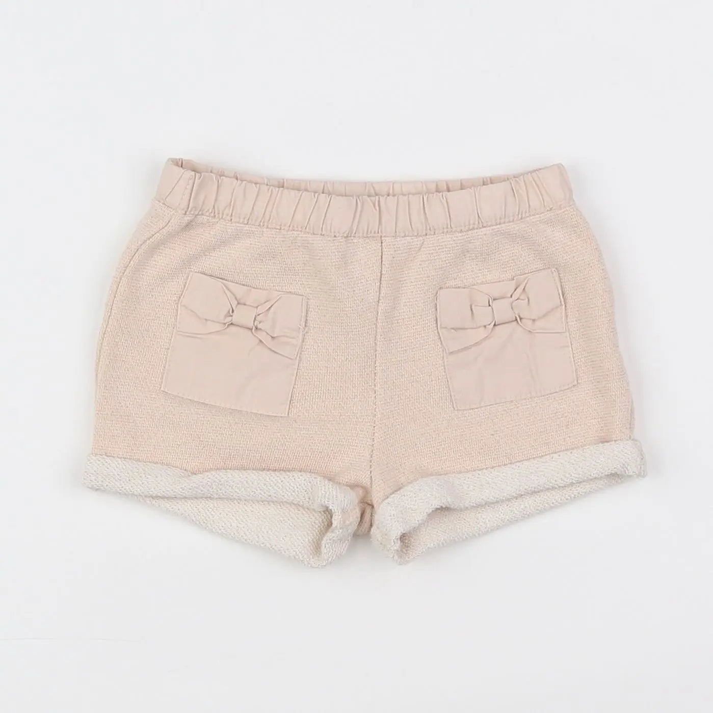Vertbaudet - short beige - 9 mois