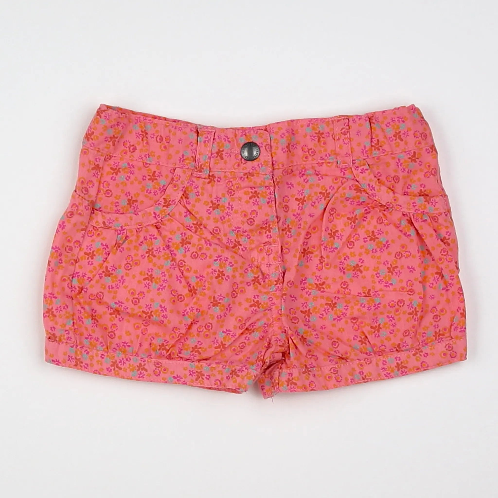 Vertbaudet - short rose - 12 mois