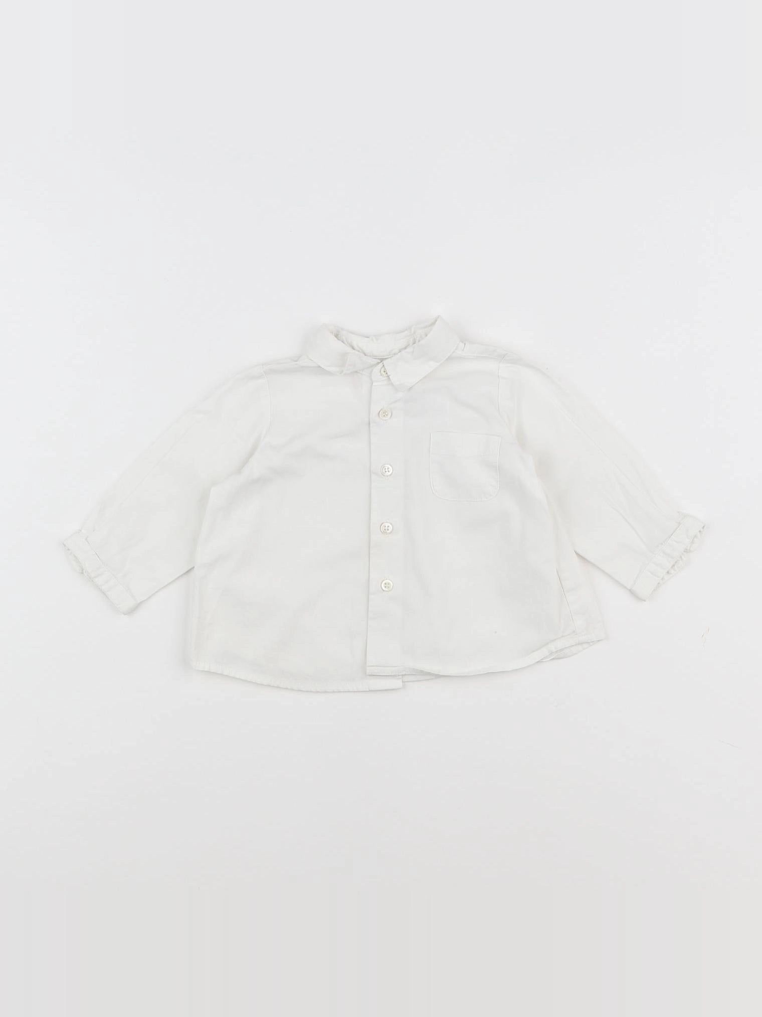 Bonpoint - blouse blanc - 3 mois