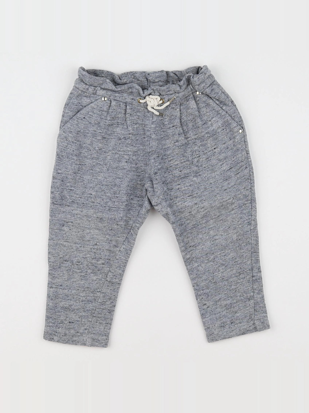 Chloé - pantalon gris - 9 mois