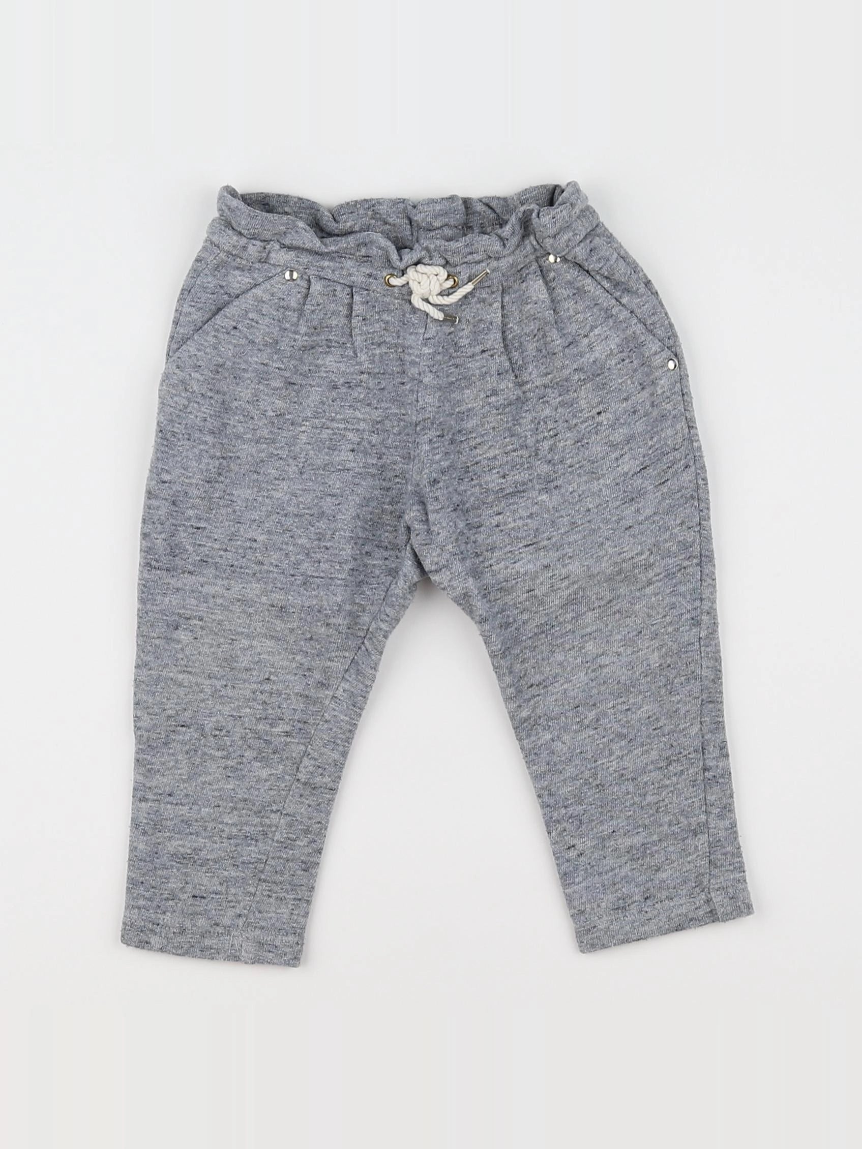 Chloé - pantalon gris - 9 mois