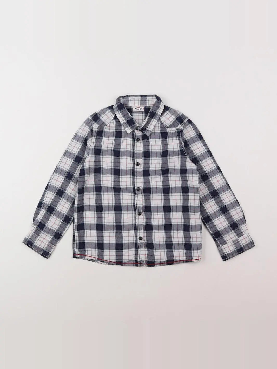 Tape à l'oeil - chemise bleu, blanc - 4 ans