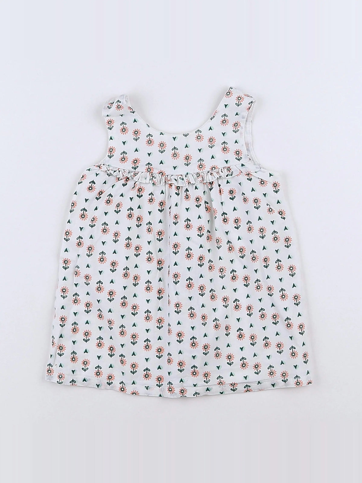 La Redoute - blouse blanc - 18 mois