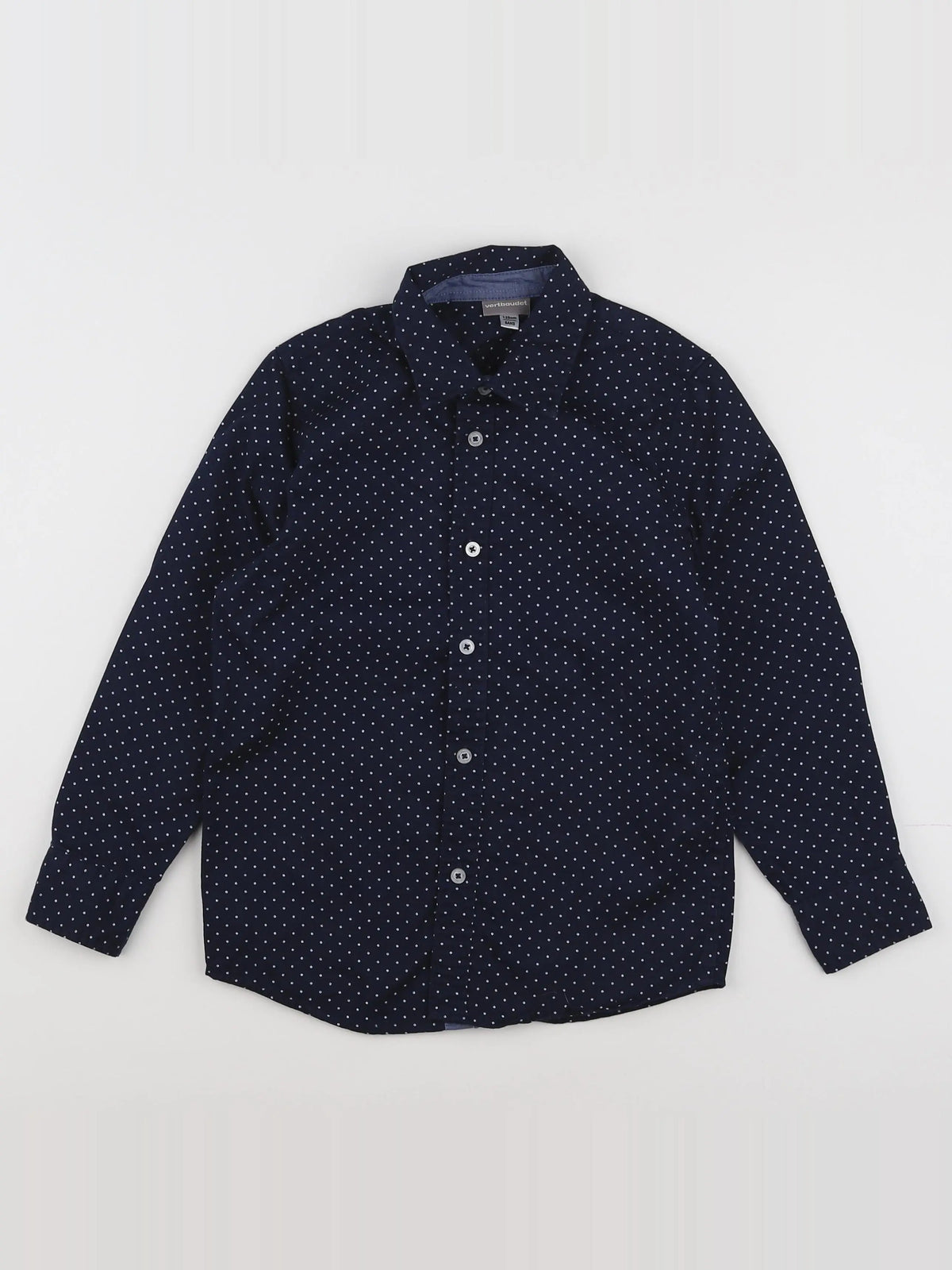 Vertbaudet - chemise bleu - 8 ans