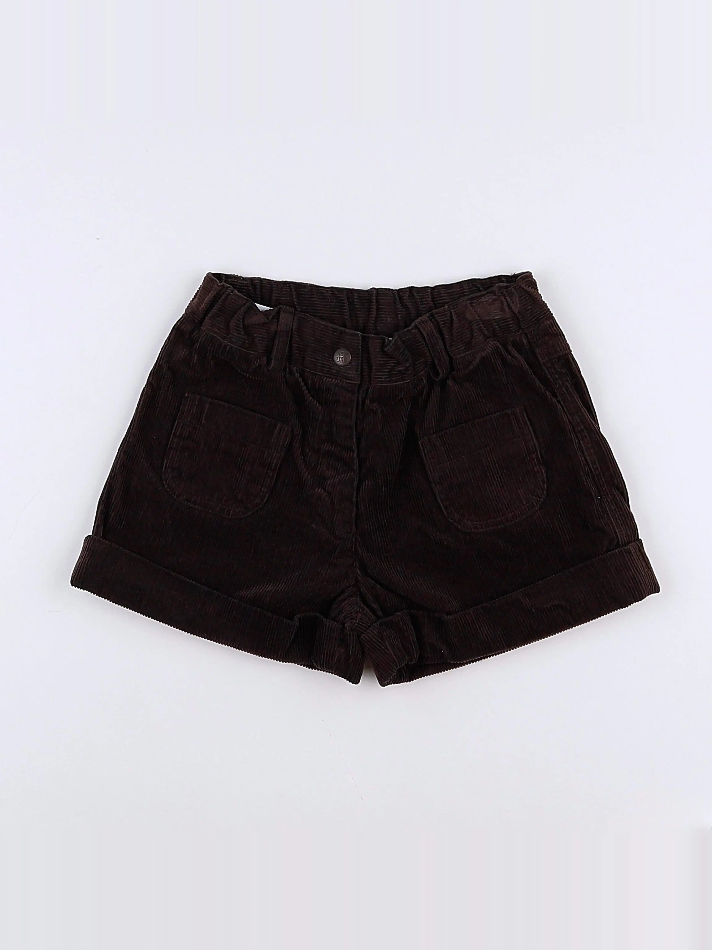 Bonton - short marron (état neuf) - 6 ans
