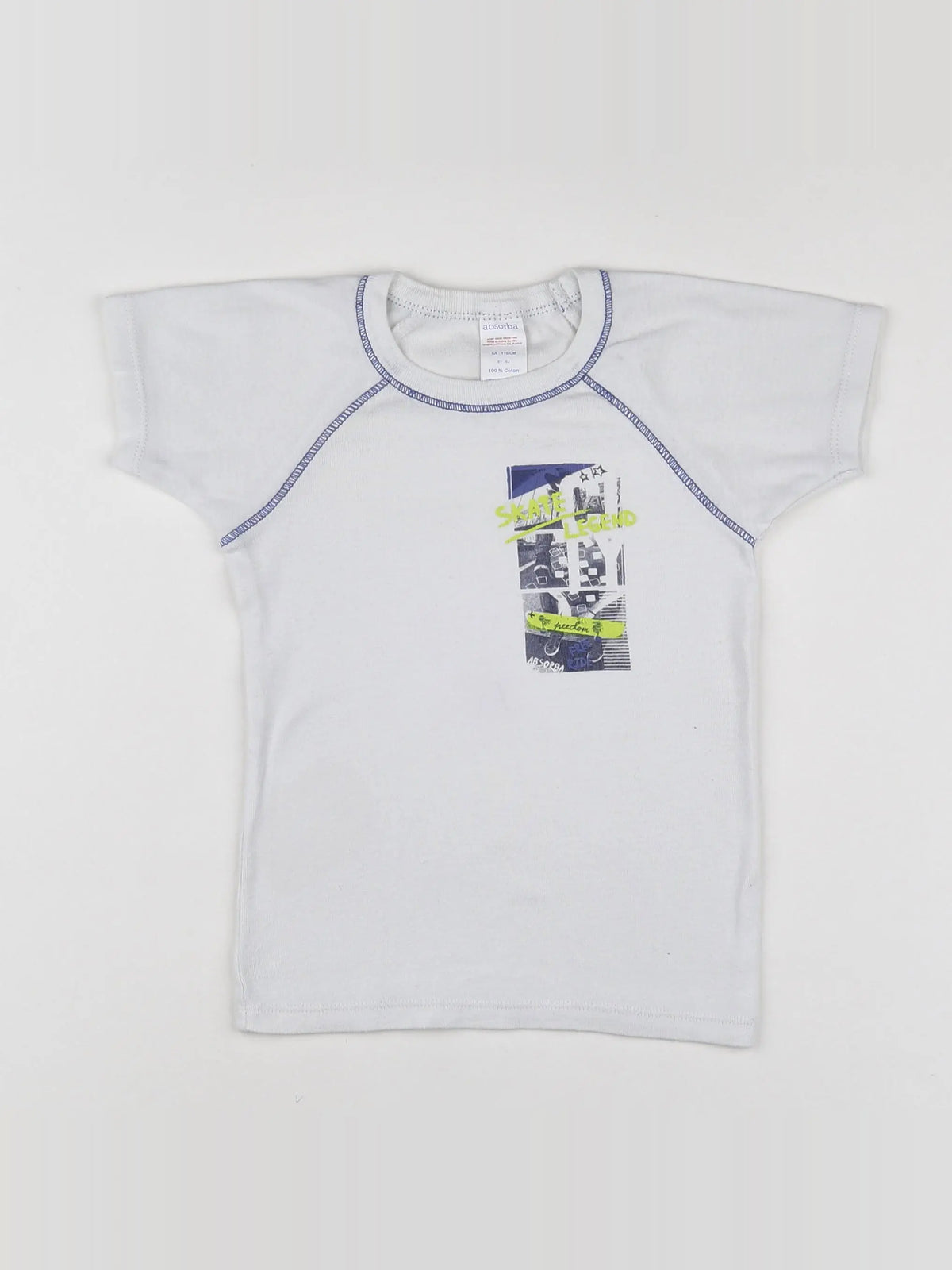 Absorba - maillot de corps blanc - 6 ans