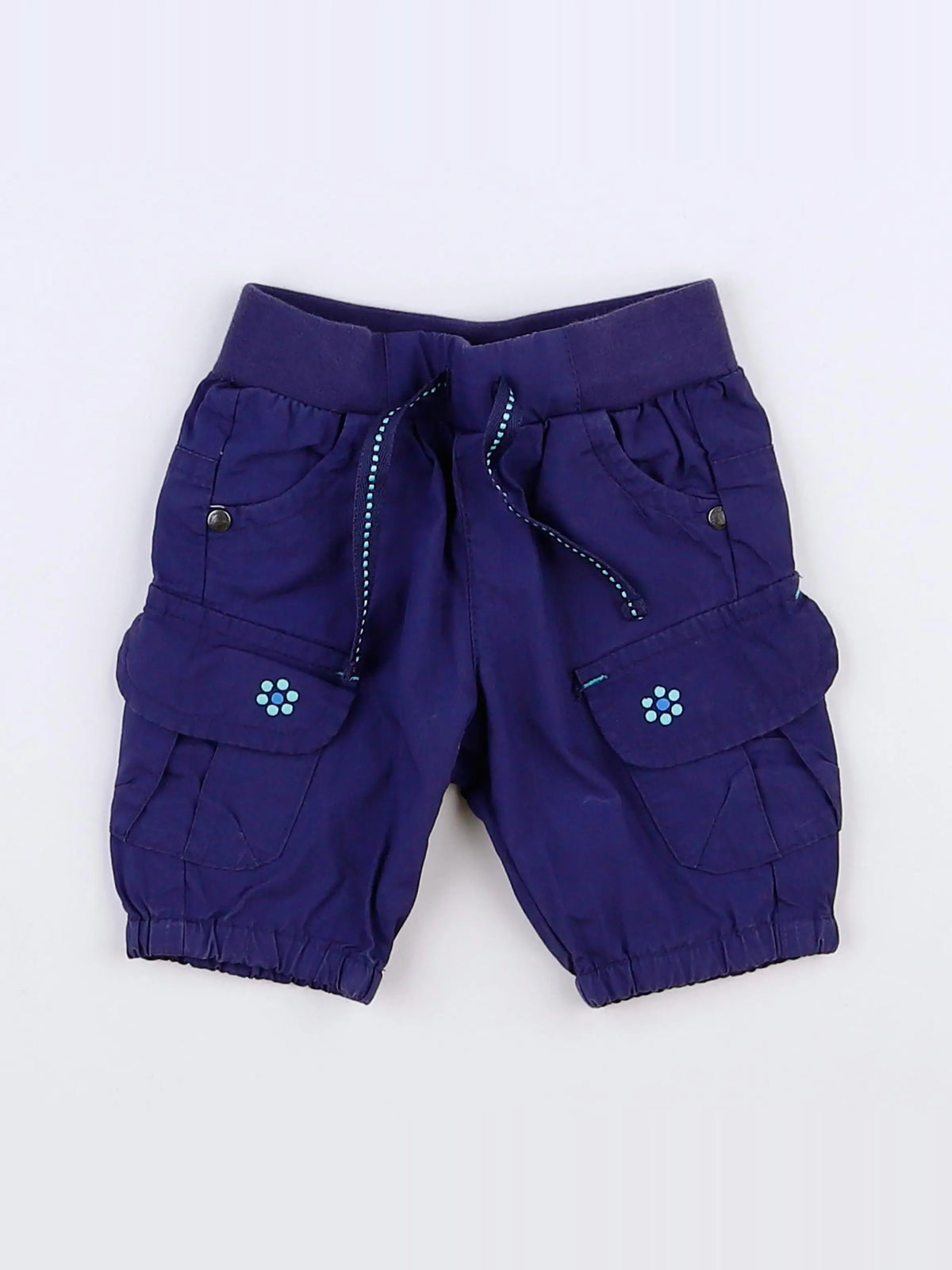 Vertbaudet - short bleu - 3 mois