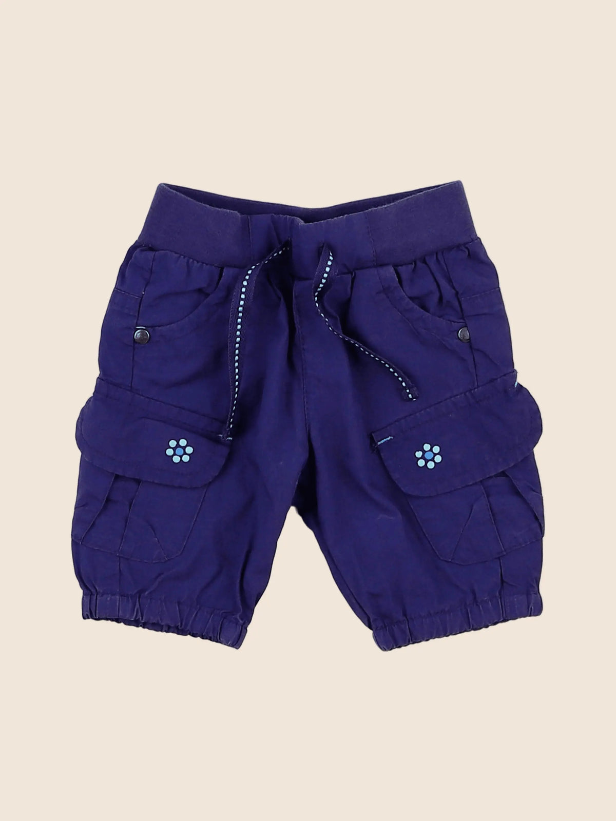 Vertbaudet - short bleu - 3 mois