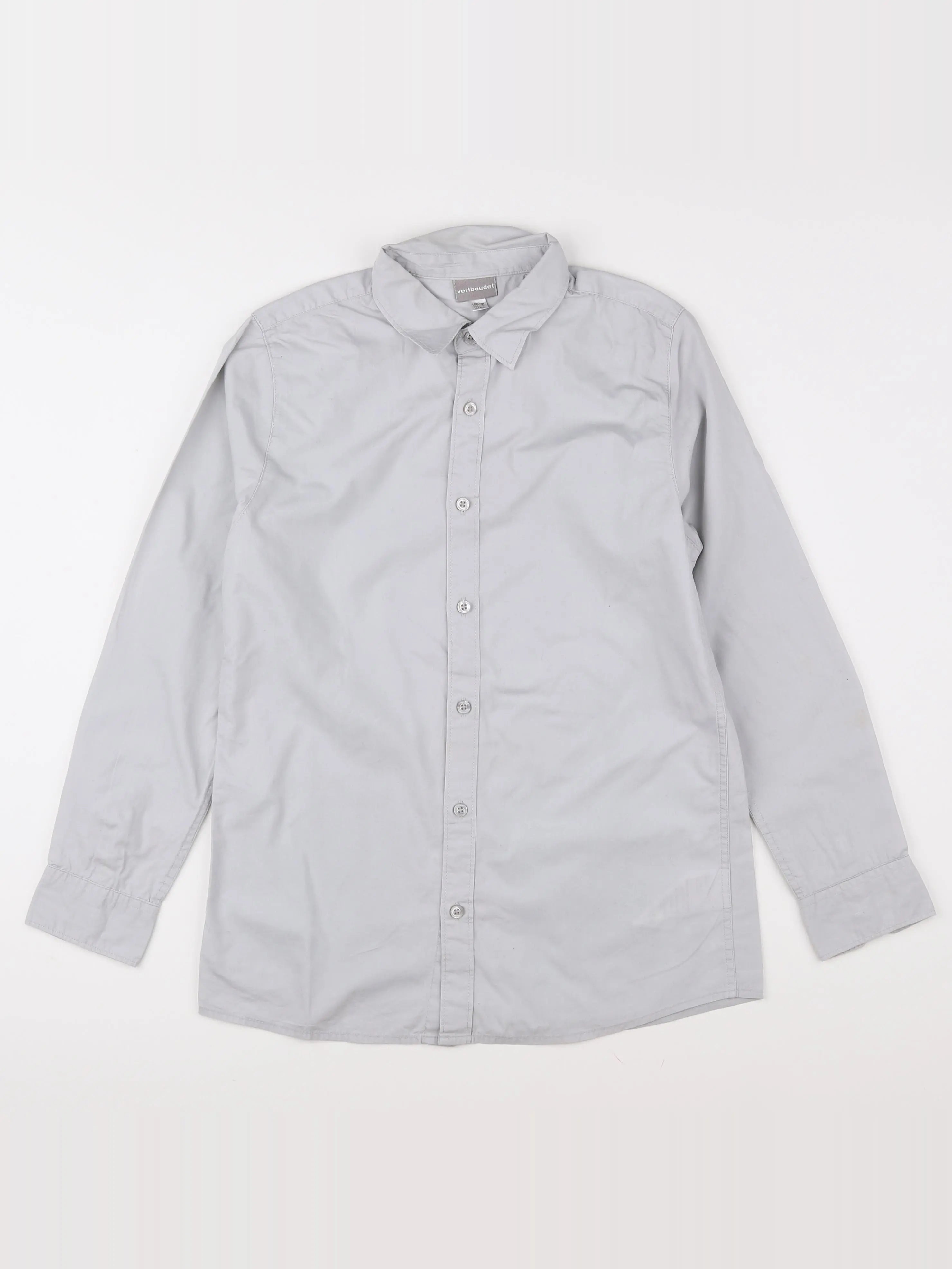Vertbaudet - chemise gris - 12 ans