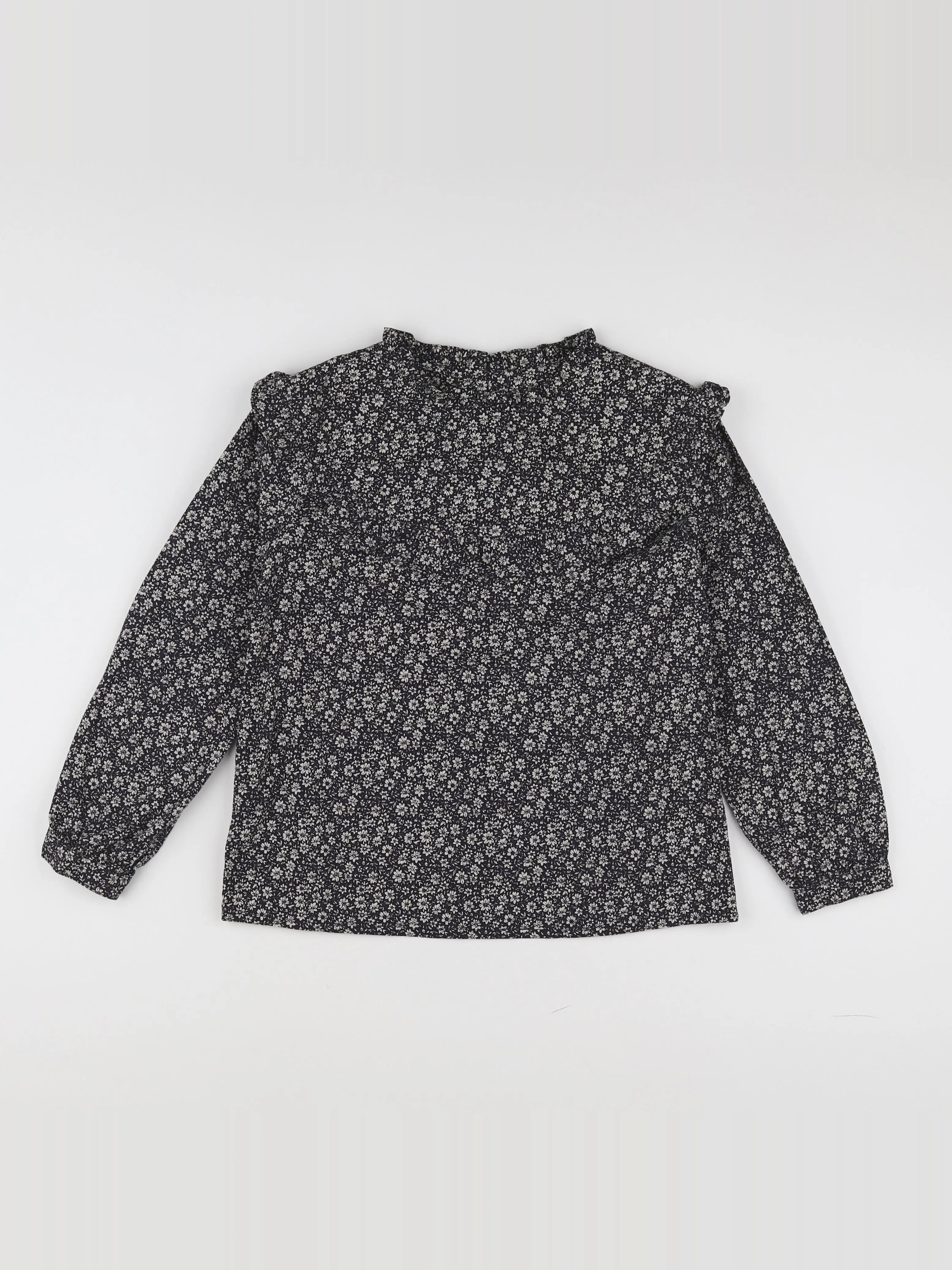 Little Cigogne - blouse noir, gris - 10 ans