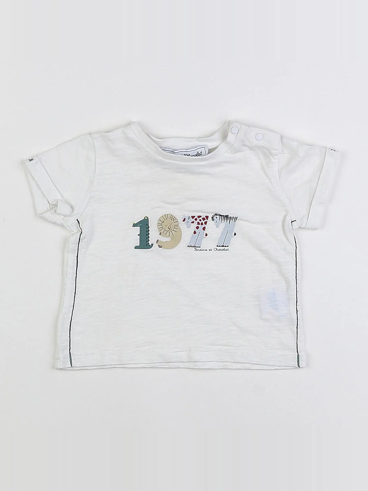 Tartine & Chocolat - tee-shirt blanc - 12 mois